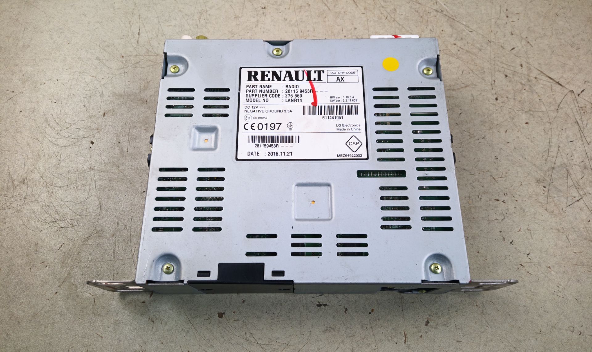 SISTEMA AUDIO / RADIO CD Renault Megane IV Berlina 5P