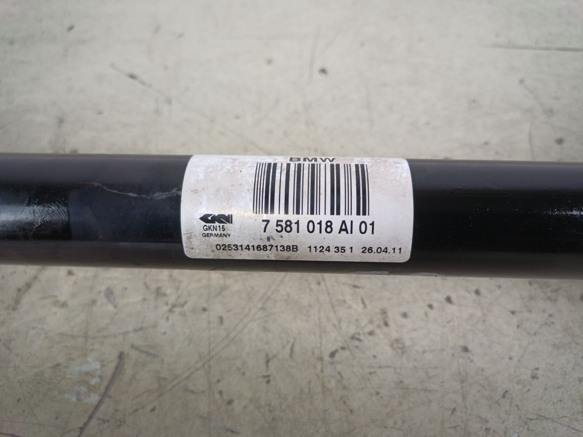 TRANSMISION TRASERA DERECHA BMW 5 Berlina (F10)
