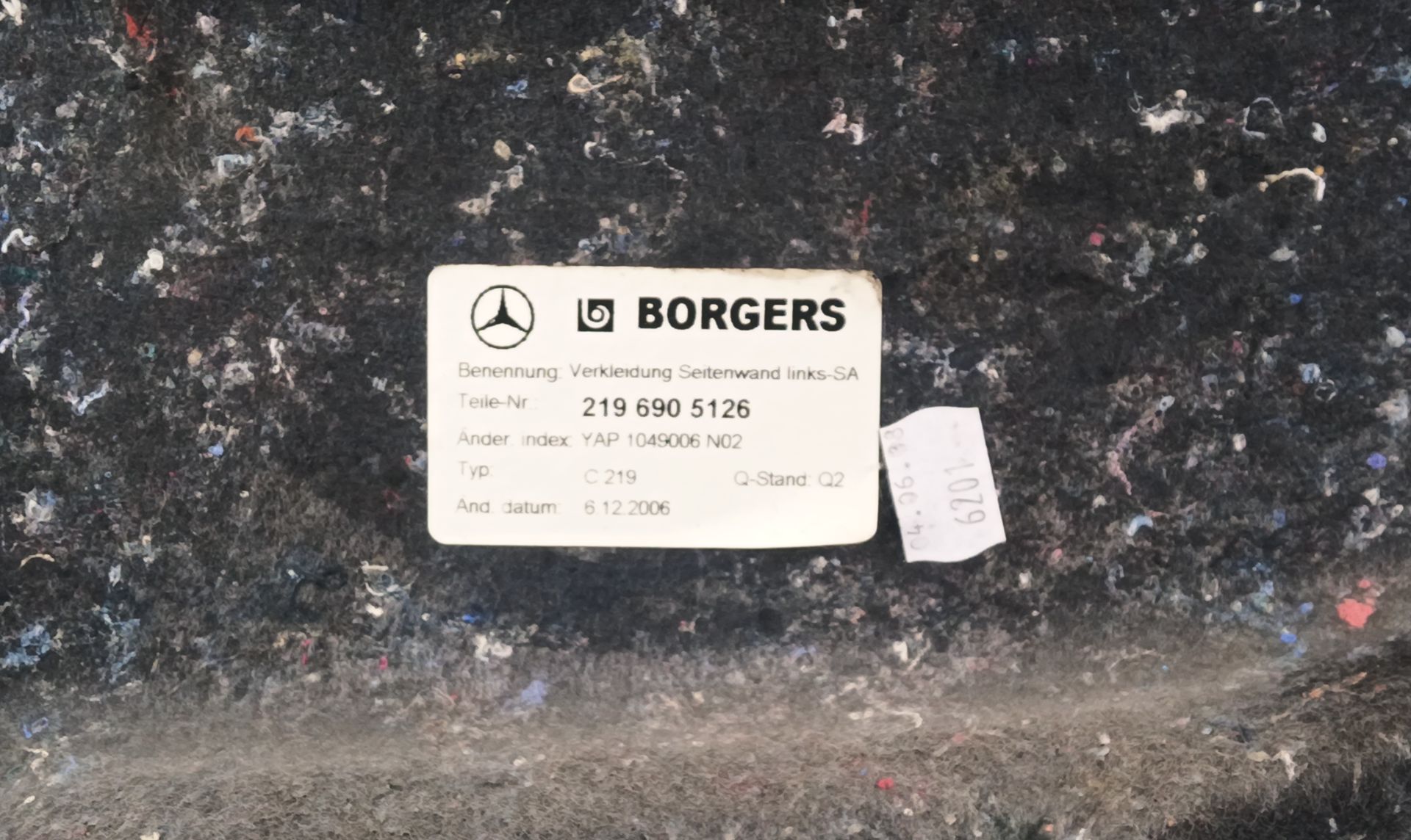 MOLDURAS TRASERAS Mercedes-Benz CLS (BM 219)