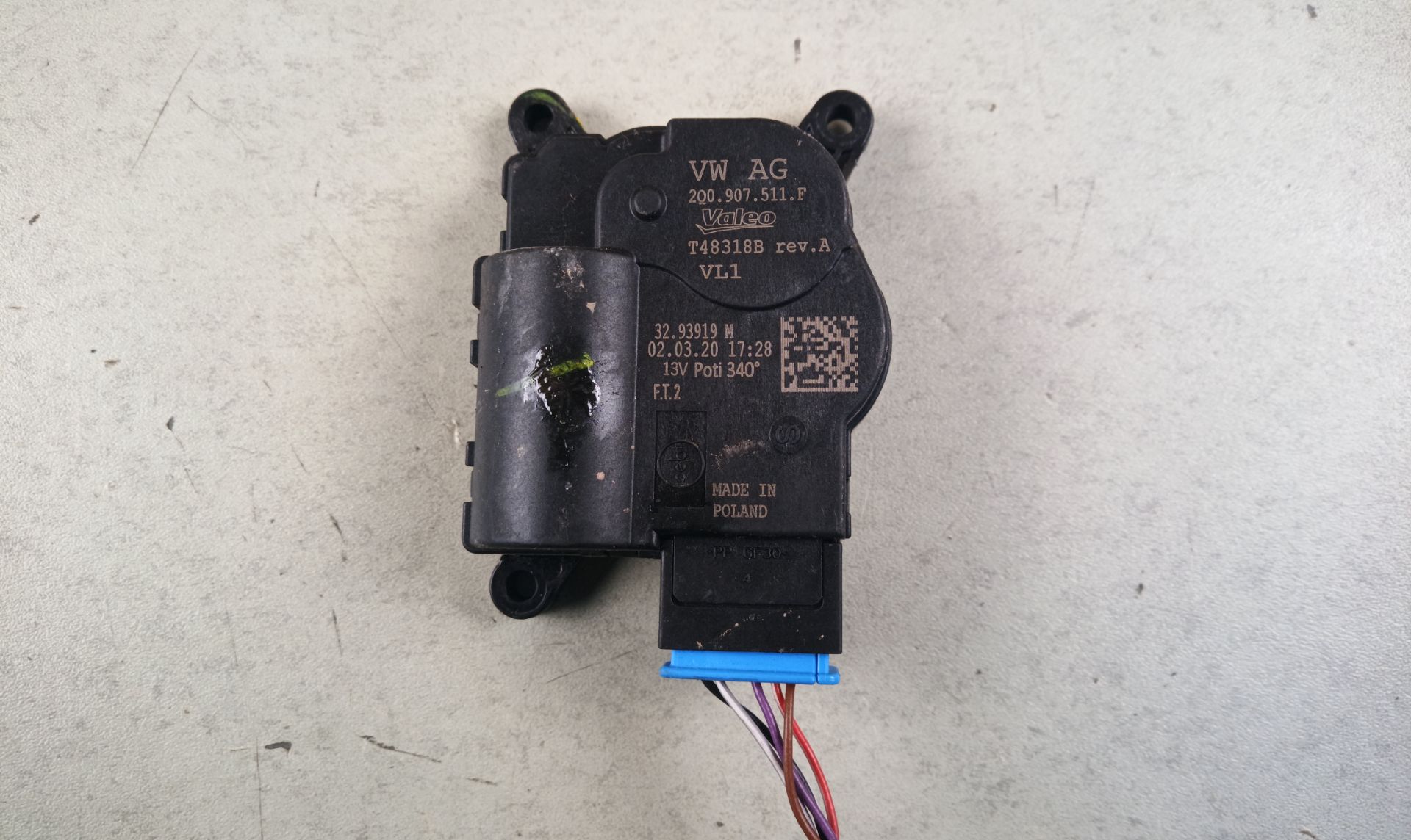 MOTOR TRAMPILLA CALEFACCION Volkswagen T-Roc (A11)
