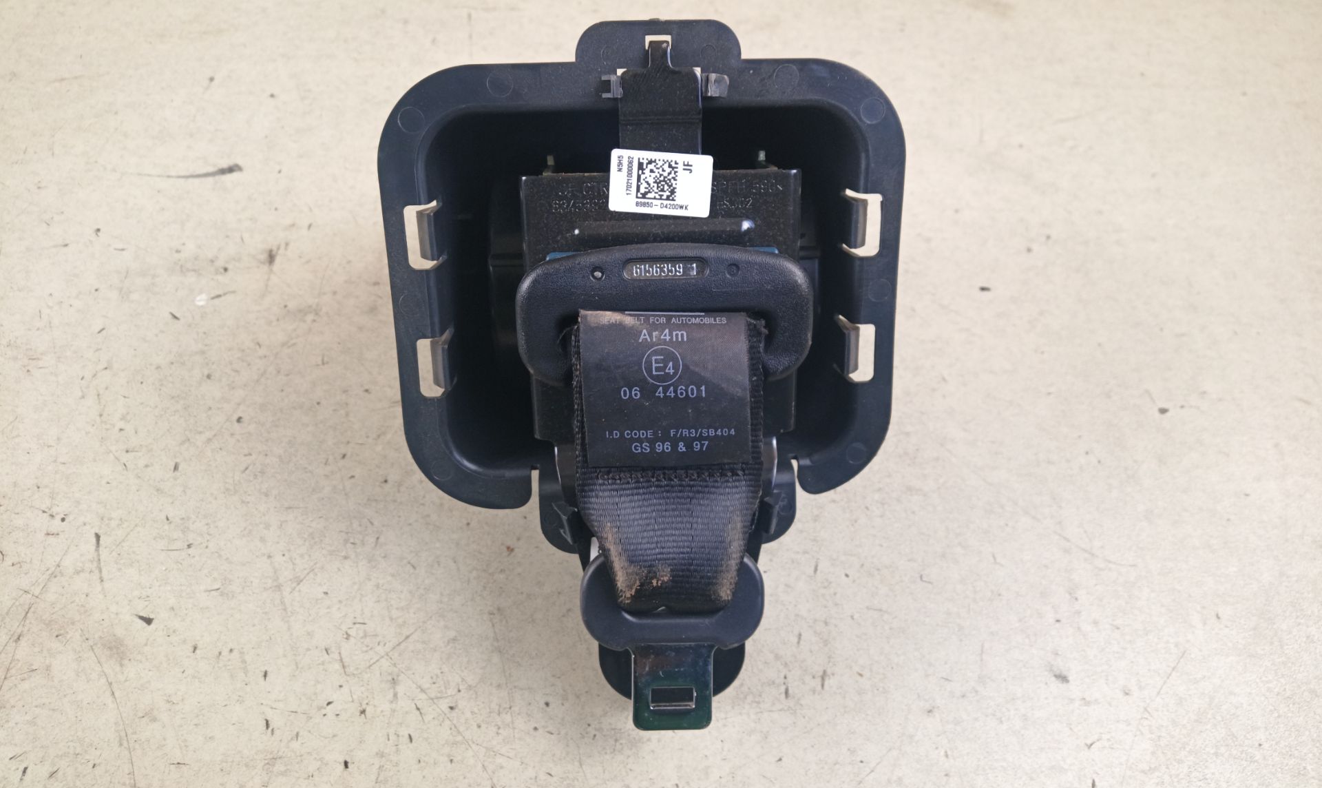 CINTURON SEGURIDAD TRASERO CENTRAL Kia Optima (JF)