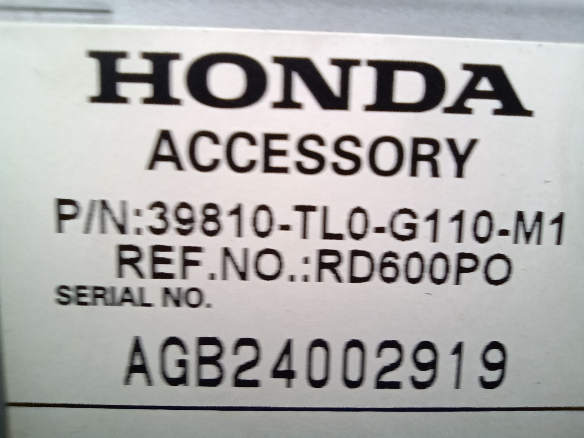 PANTALLA MULTIFUNCION Honda Accord Tourer (CW)