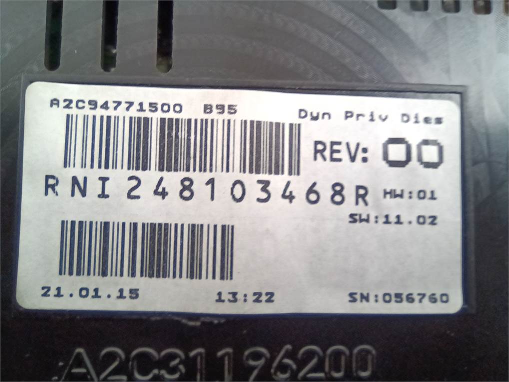 CUADRO INSTRUMENTOS Renault Megane III Sport Tourer