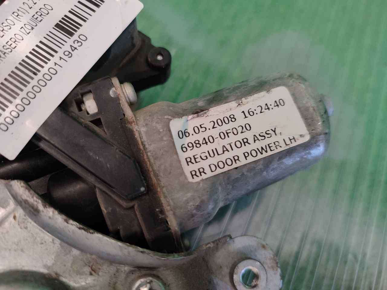 ELEVALUNAS TRASERO IZQUIERDO