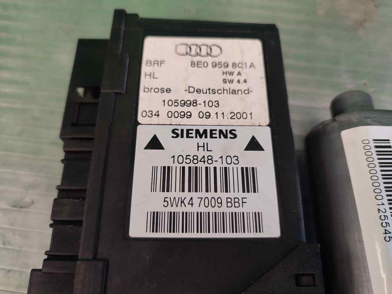 MOTOR ELEVALUNAS TRASERO IZQUIERDO