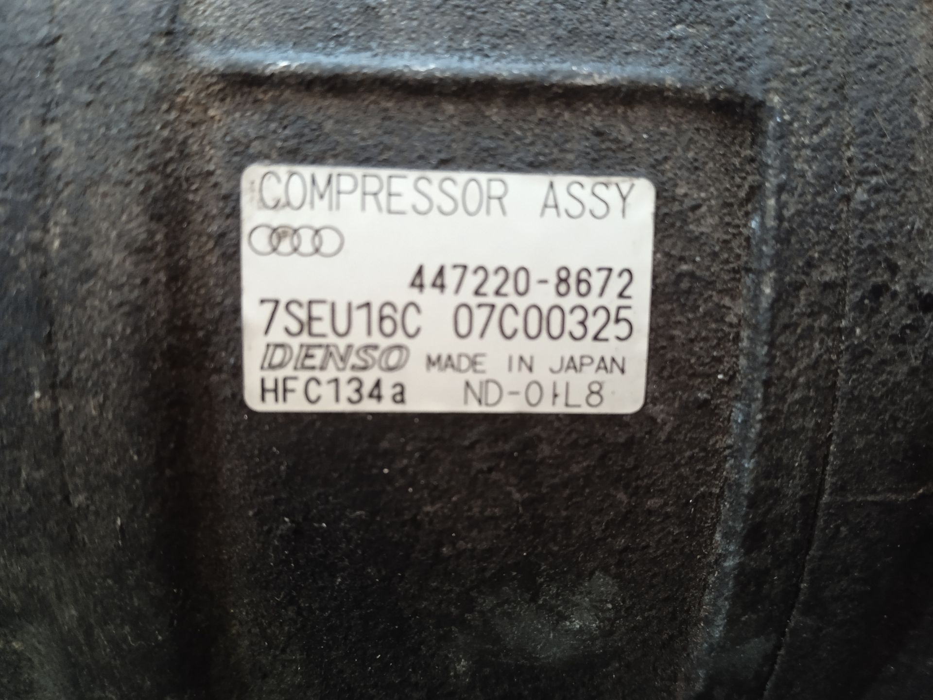 COMPRESOR AIRE ACONDICIONADO