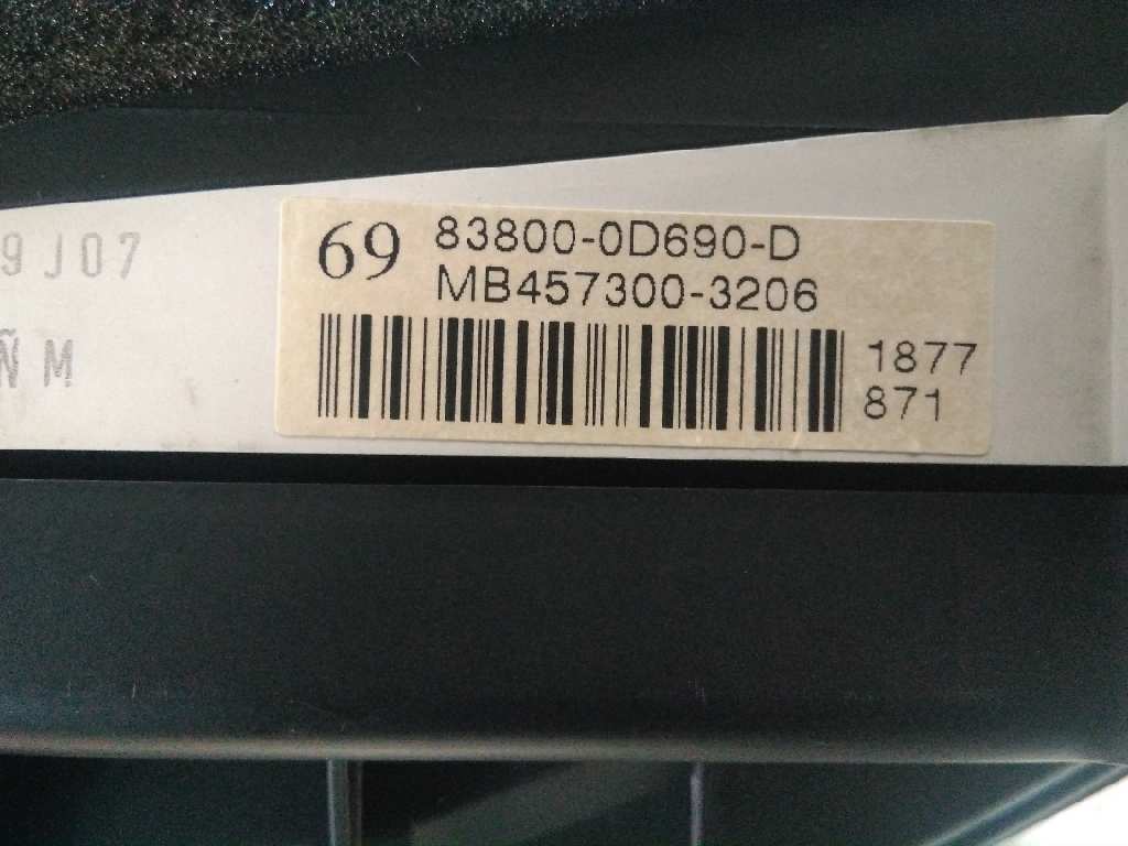838000D690D CUADRO INSTRUMENTOS TOYOTA YARIS 2007 4361 devimagesvext/08283e45-1ba6-4c70-9a92-5b0ff35685bb/migcrv/imagenes/000/000/219/000000219881.jpeg