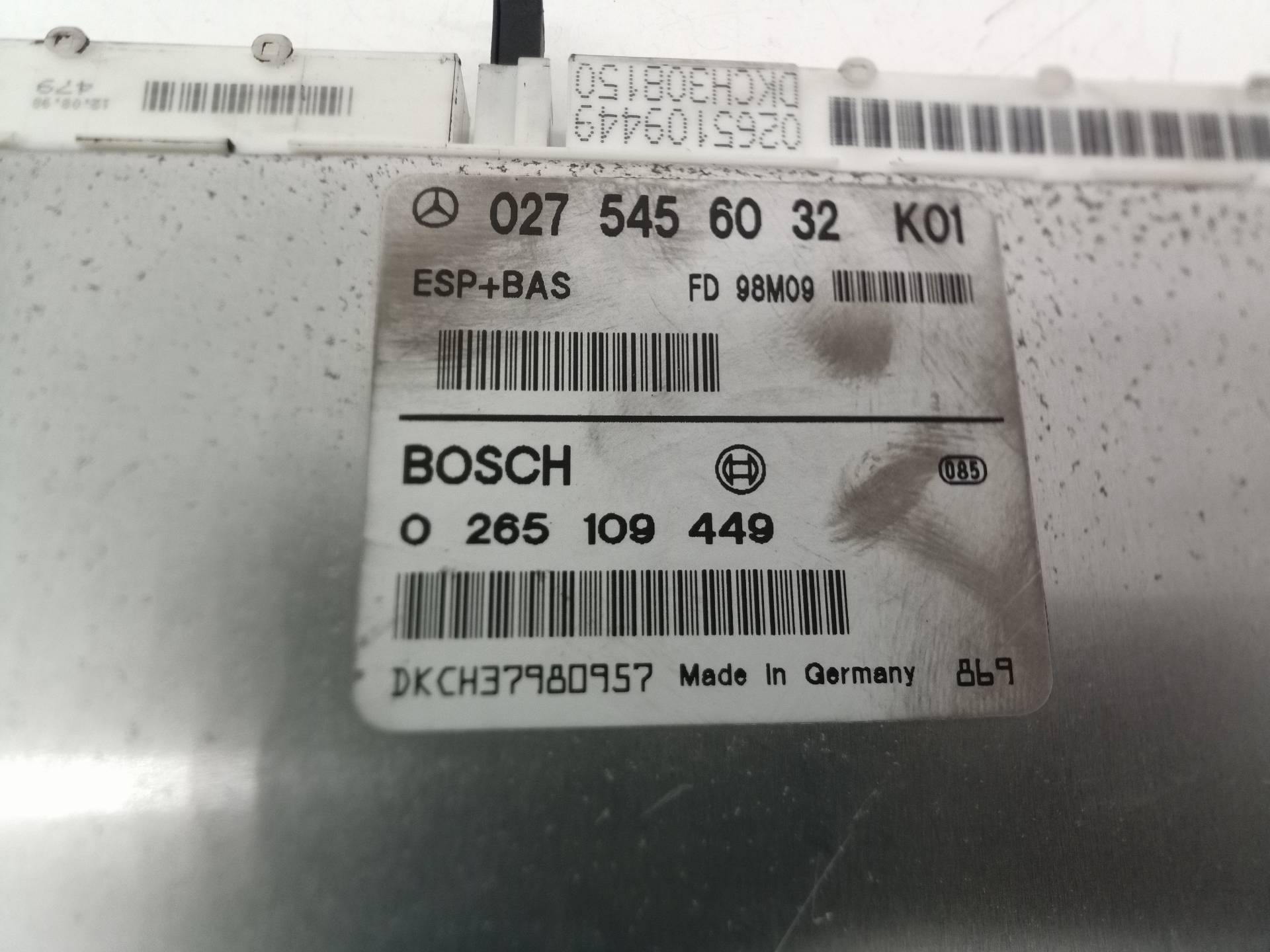 0275456032 CENTRALITA MOTOR UCE MERCEDES-BENZ A 1998 20922 devimagesvext/08283e45-1ba6-4c70-9a92-5b0ff35685bb/migcrv/imagenes/000/000/340/000000340553.jpeg