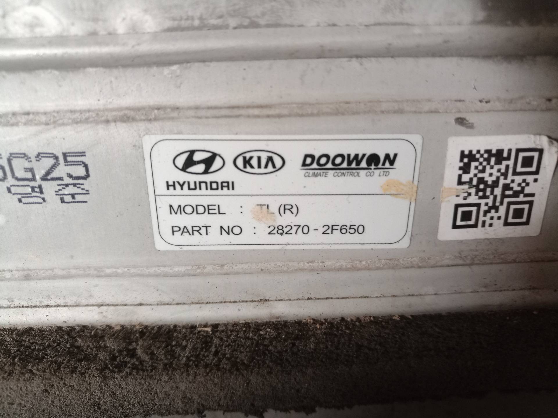 282702F650 INTERCOOLER HYUNDAI TUCSON 2015 13899 devimagesvext/08283e45-1ba6-4c70-9a92-5b0ff35685bb/migcrv/imagenes/000/000/434/000000434102.jpeg