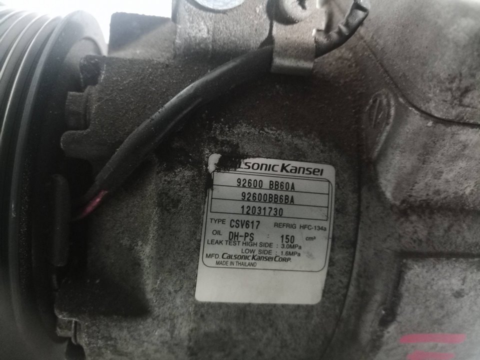 92600BB60A COMPRESOR AIRE ACONDICIONADO NISSAN QASHQAI 2012 24279 devimagesvext/08283e45-1ba6-4c70-9a92-5b0ff35685bb/migcrv/imagenes/000/000/482/000000482926.jpeg