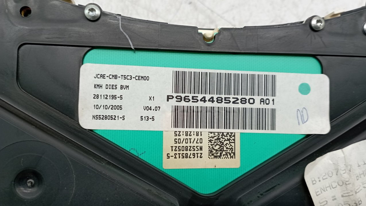 P9654485280 CUADRO INSTRUMENTOS PEUGEOT 307 BREAK SW 2006 21944 devimagesvext/08283e45-1ba6-4c70-9a92-5b0ff35685bb/migcrv/imagenes/000/000/527/000000527382.jpeg