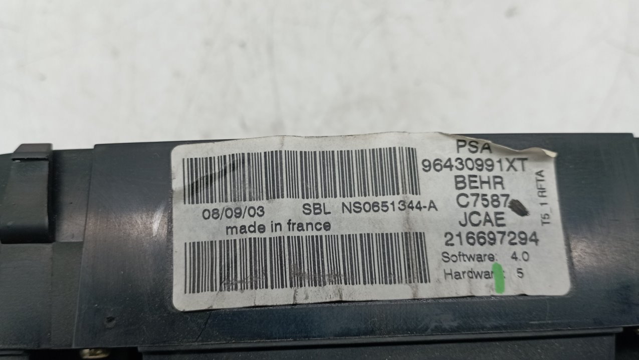 96430991XT MANDO CLIMATIZADOR PEUGEOT 307 BREAK SW 2003 24946 devimagesvext/08283e45-1ba6-4c70-9a92-5b0ff35685bb/migcrv/imagenes/000/000/538/000000538794.jpeg