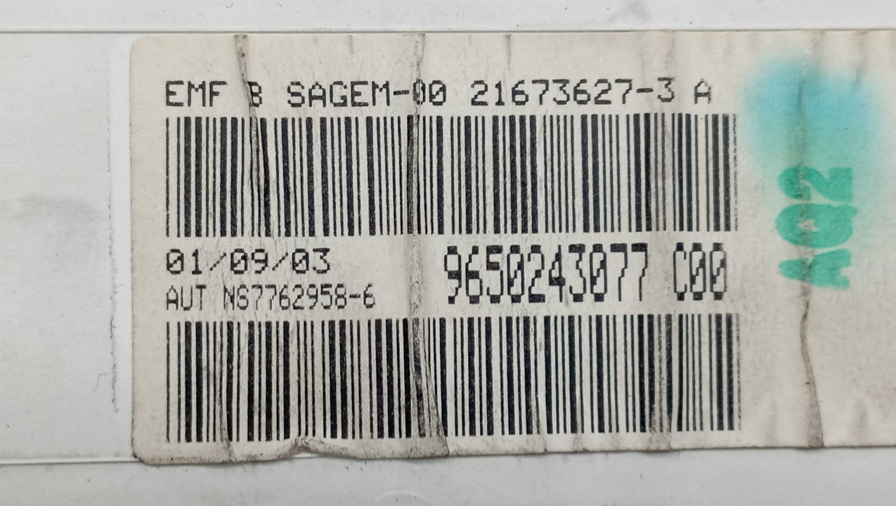9650243077C00  PEUGEOT 307 BREAK SW 2003 23989 devimagesvext/08283e45-1ba6-4c70-9a92-5b0ff35685bb/migcrv/imagenes/000/000/539/000000539424.jpeg