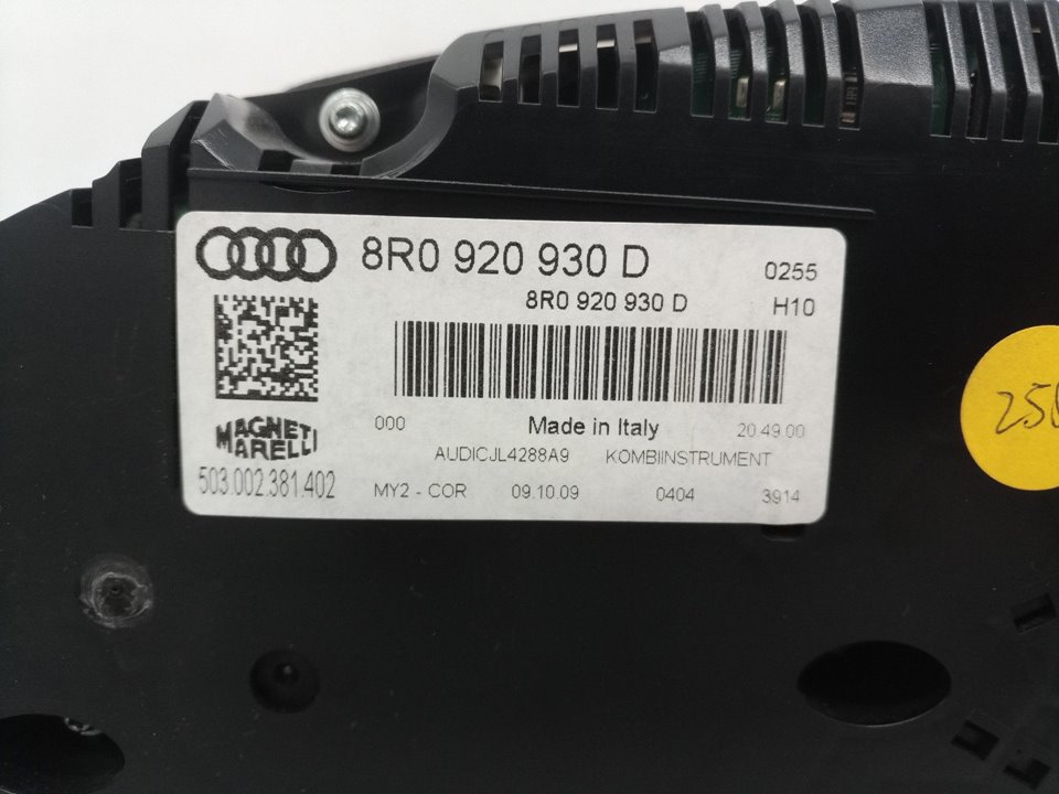 8R0920930D CUADRO INSTRUMENTOS AUDI Q5 2009 21649 devimagesvext/08283e45-1ba6-4c70-9a92-5b0ff35685bb/migcrv/imagenes/000/000/603/000000603627.jpeg