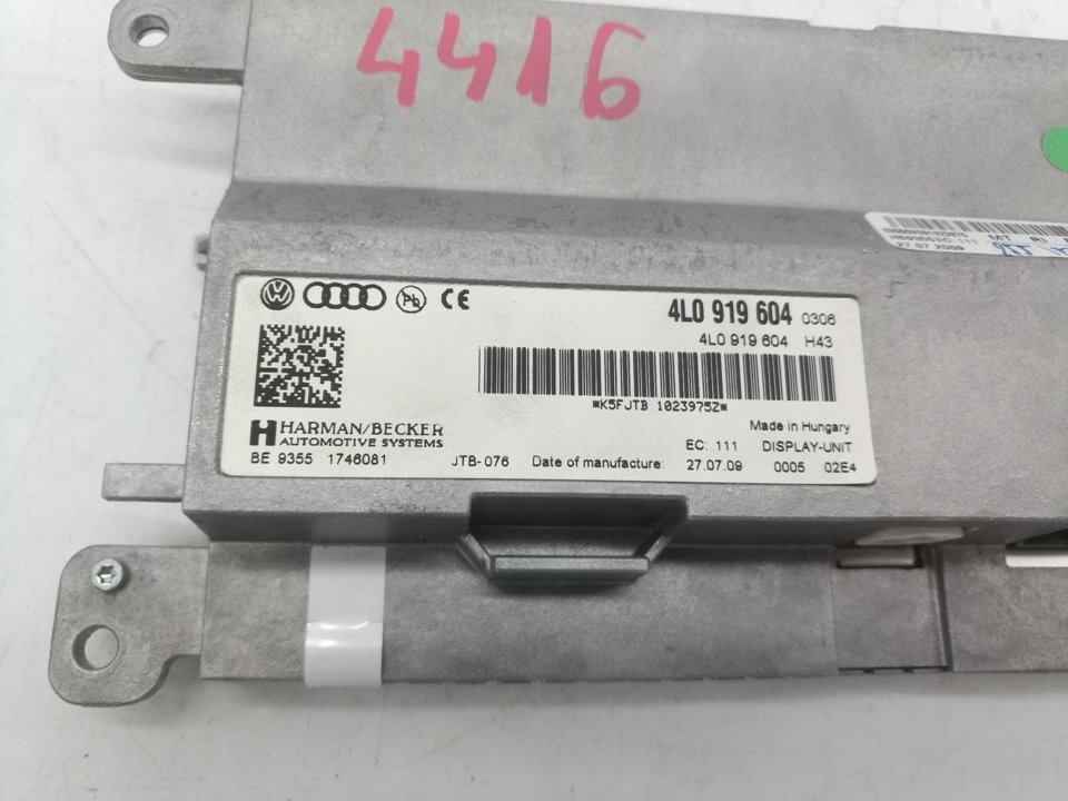 4L0919604 PANTALLA MULTIFUNCION AUDI Q5 2009 23755 devimagesvext/08283e45-1ba6-4c70-9a92-5b0ff35685bb/migcrv/imagenes/000/000/603/000000603739.jpeg