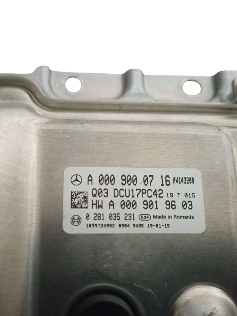 A0009000716 MODULO ELECTRONICO MERCEDES-BENZ VITO TOURER 2019 12948 devimagesvext/08283e45-1ba6-4c70-9a92-5b0ff35685bb/migcrv/imagenes/000/000/634/000000634796.jpeg