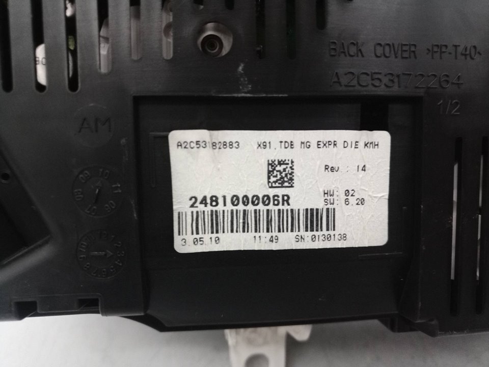 248100006R CUADRO INSTRUMENTOS RENAULT LAGUNA 2010 22110 devimagesvext/08283e45-1ba6-4c70-9a92-5b0ff35685bb/migcrv/imagenes/000/000/648/000000648764.jpeg