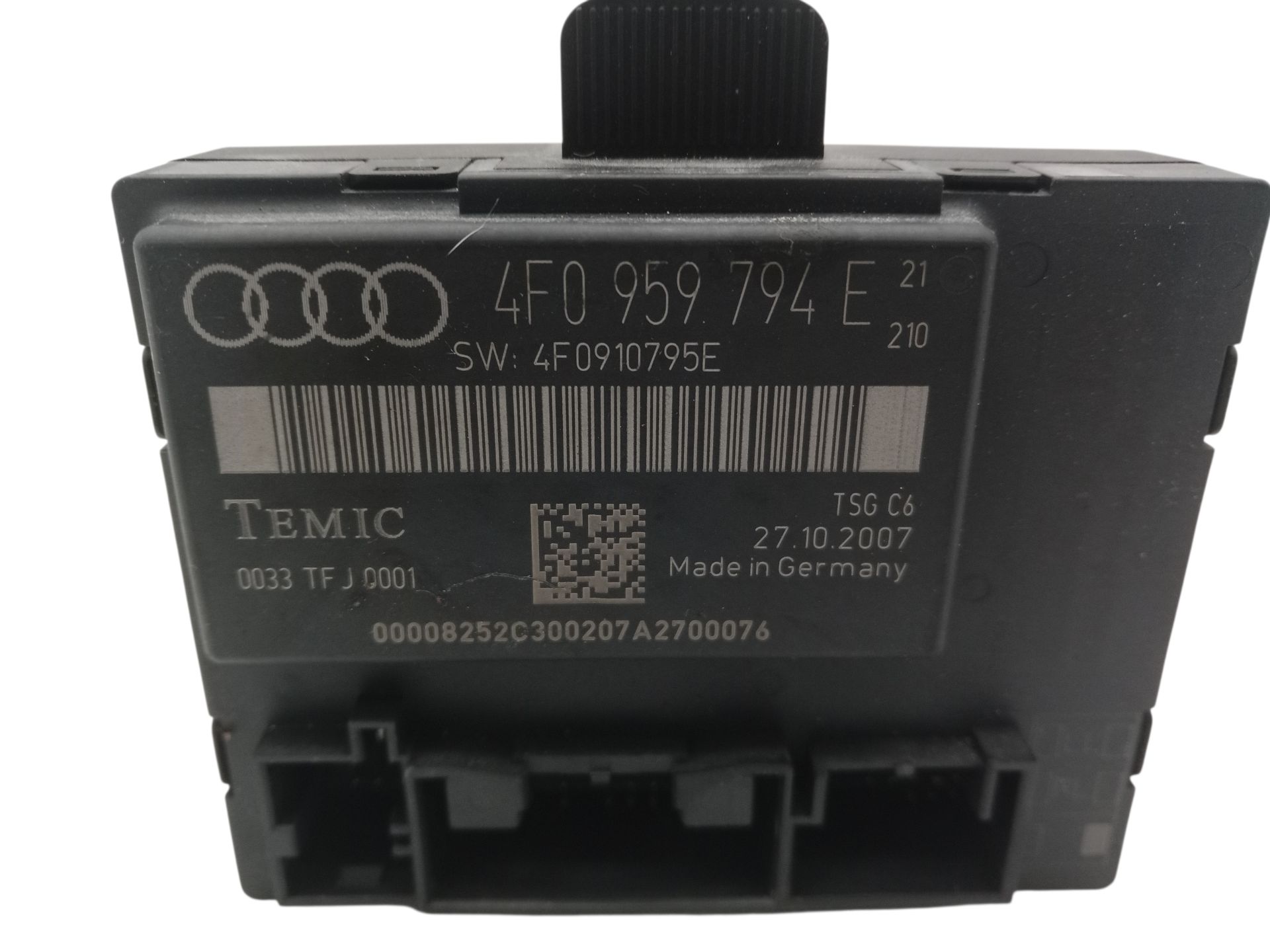 4F0959794E MODULO ELECTRONICO AUDI A6 ALLROAD QUATTRO 2008 11446 devimagesvext/08283e45-1ba6-4c70-9a92-5b0ff35685bb/migcrv/imagenes/000/000/655/000000655302.jpeg