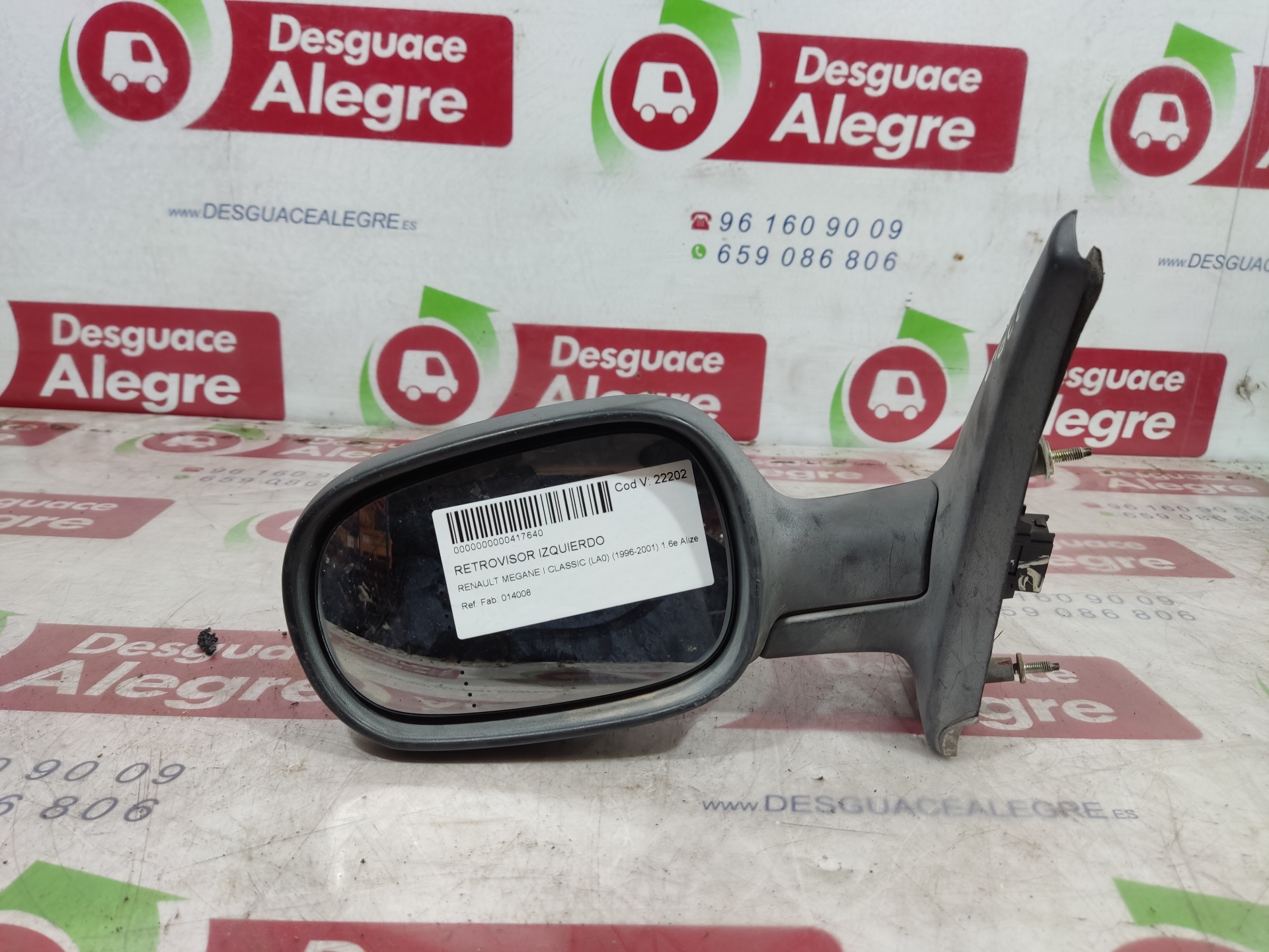 RENAULT MEGANE I CLASSIC RETROVISOR IZQUIERDO RENAULT MEGANE I CLASSIC RETROVISOR IZQUIERDO