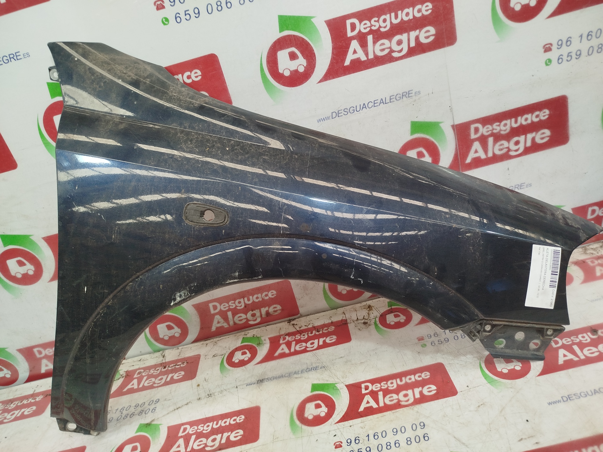 OPEL ASTRA G CARAVAN ALETA DELANTERA DERECHA OPEL ASTRA G CARAVAN ALETA DELANTERA DERECHA
