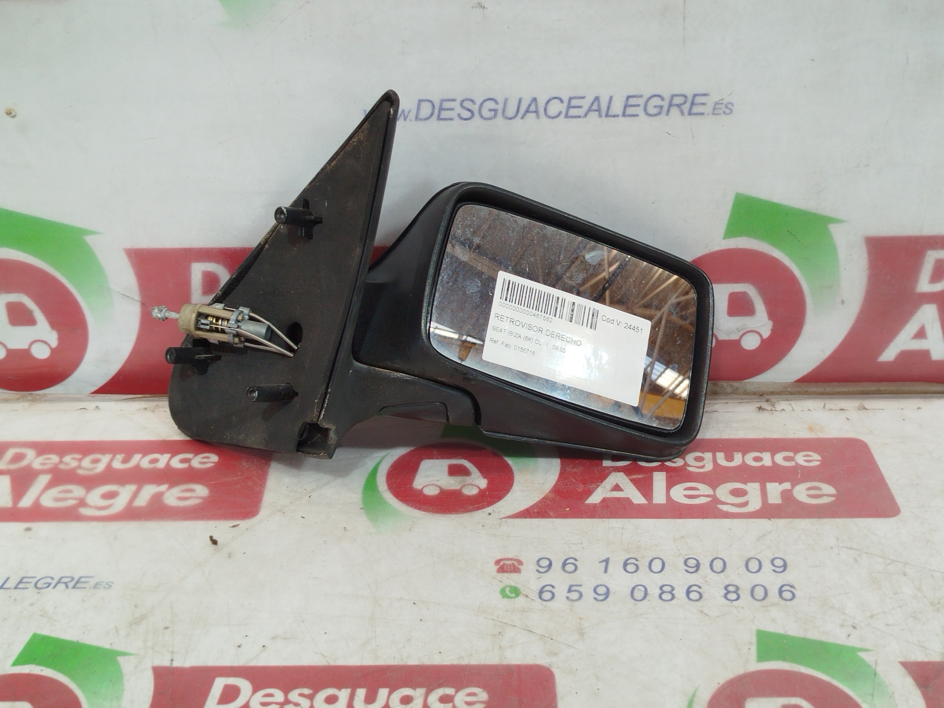 SEAT IBIZA RETROVISOR DERECHO SEAT IBIZA RETROVISOR DERECHO