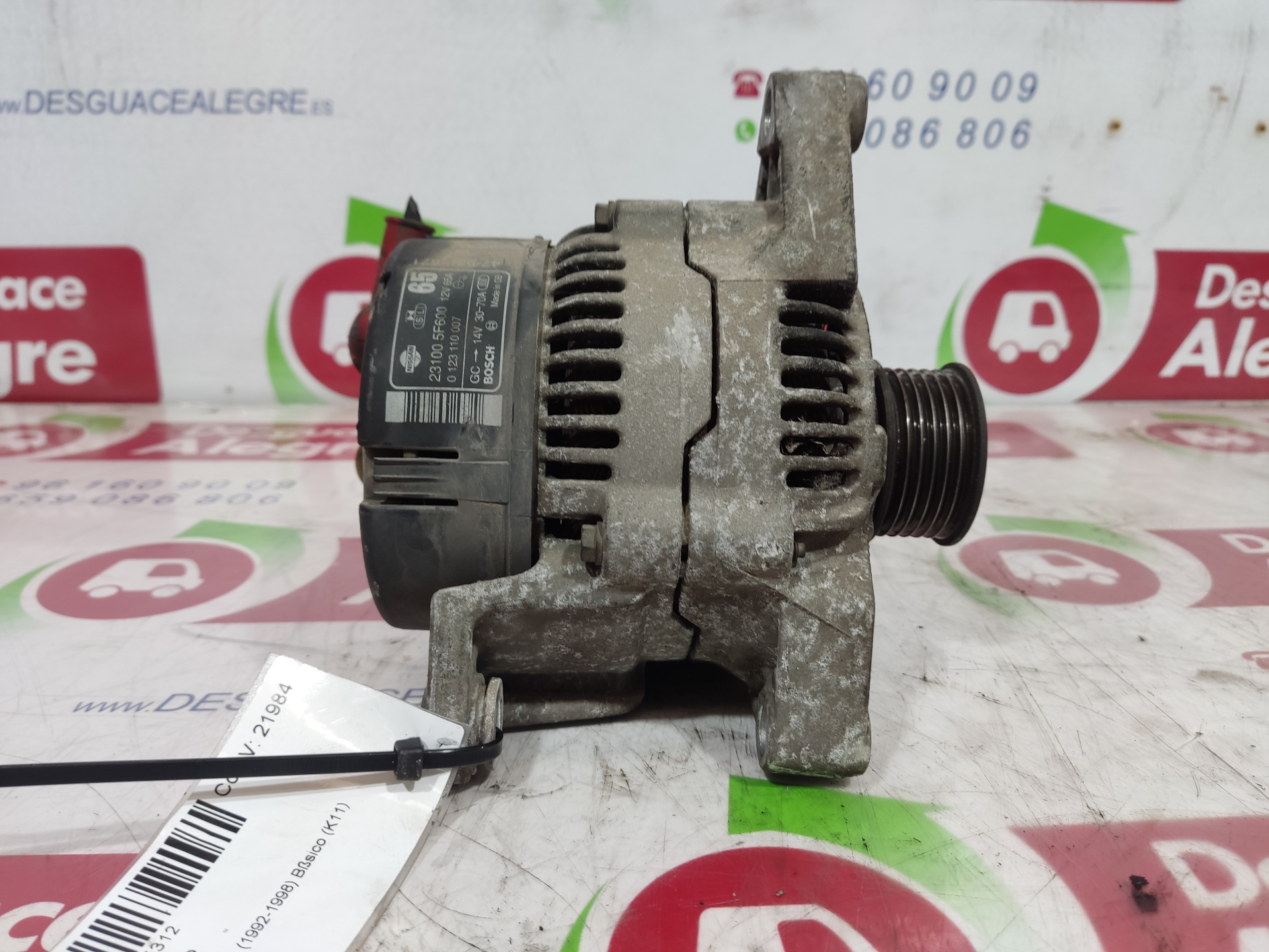 NISSAN MICRA ALTERNADOR NISSAN MICRA ALTERNADOR