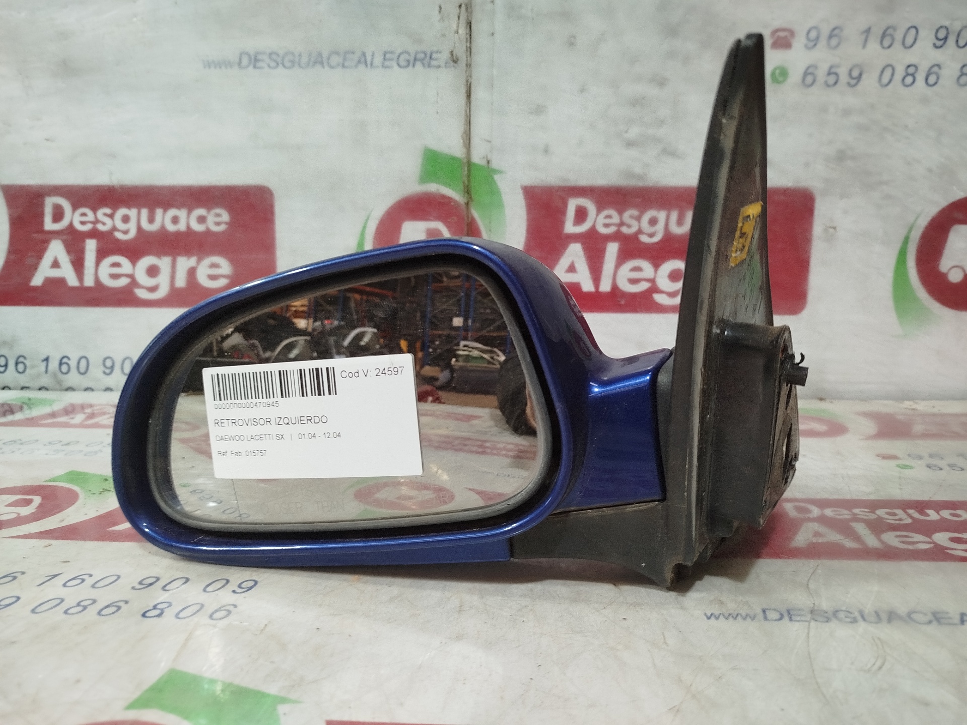 DAEWOO LACETTI RETROVISOR IZQUIERDO DAEWOO LACETTI RETROVISOR IZQUIERDO