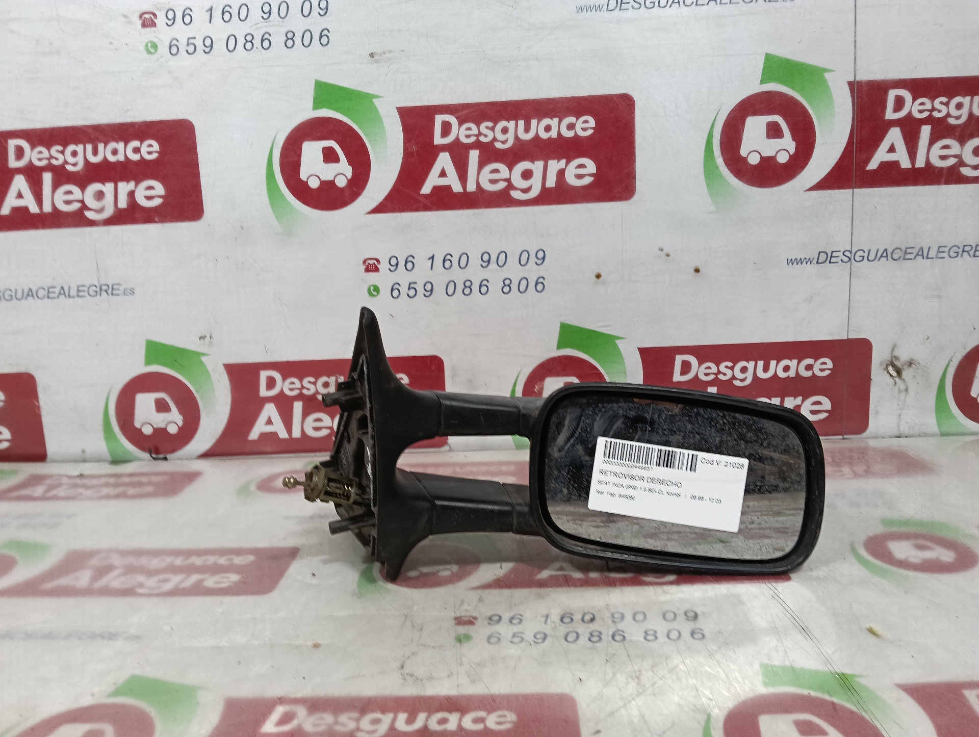 SEAT INCA RETROVISOR DERECHO SEAT INCA RETROVISOR DERECHO