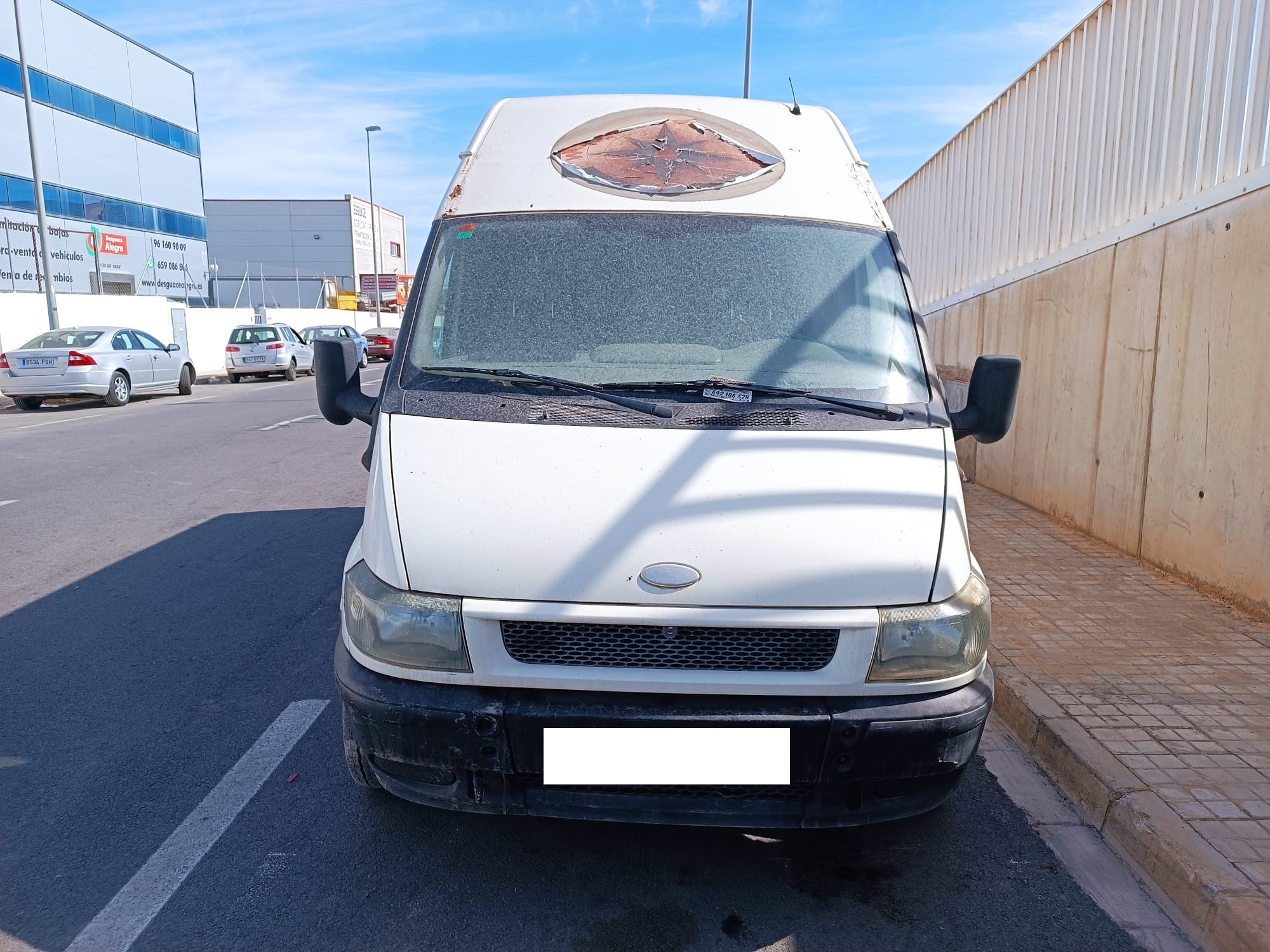 FORD TRANSIT FURGÓN MEDIO PORTON TRASERO IZQUIERDO