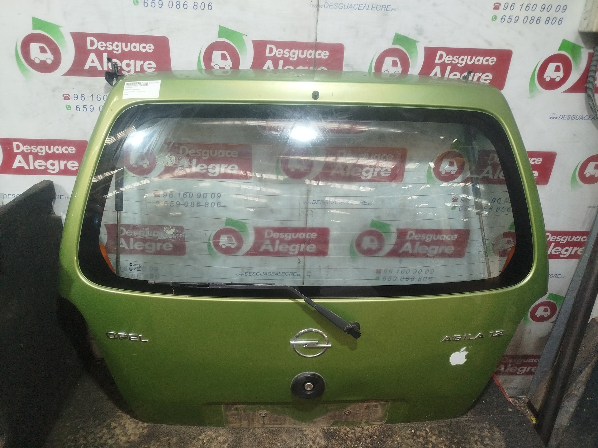 OPEL AGILA PORTON TRASERO