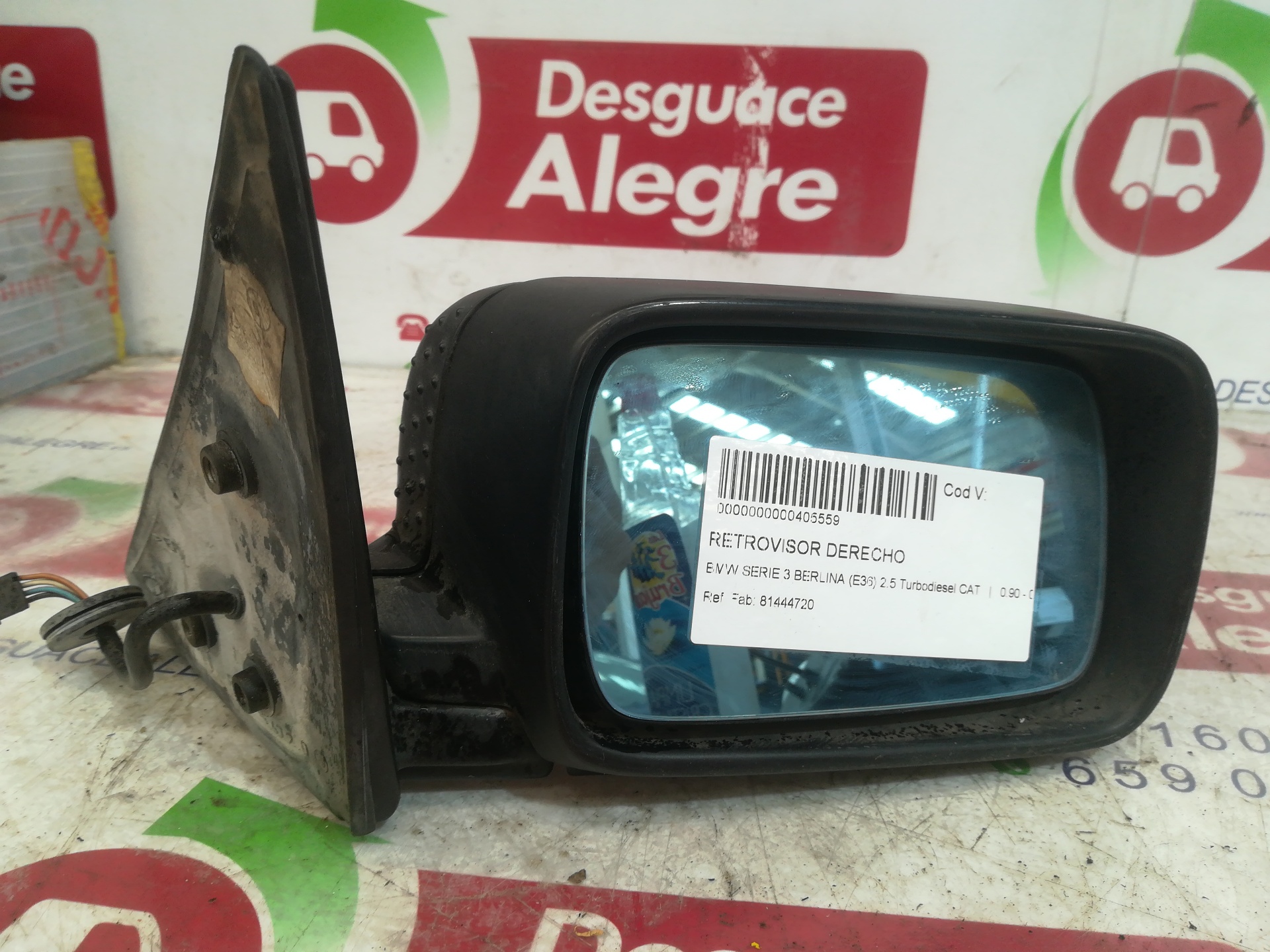 BMW 3 BERLINA RETROVISOR DERECHO BMW 3 BERLINA RETROVISOR DERECHO