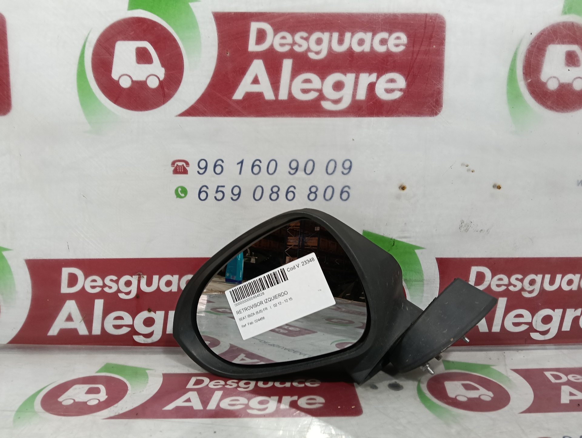 SEAT IBIZA BERLINA RETROVISOR IZQUIERDO SEAT IBIZA BERLINA RETROVISOR IZQUIERDO