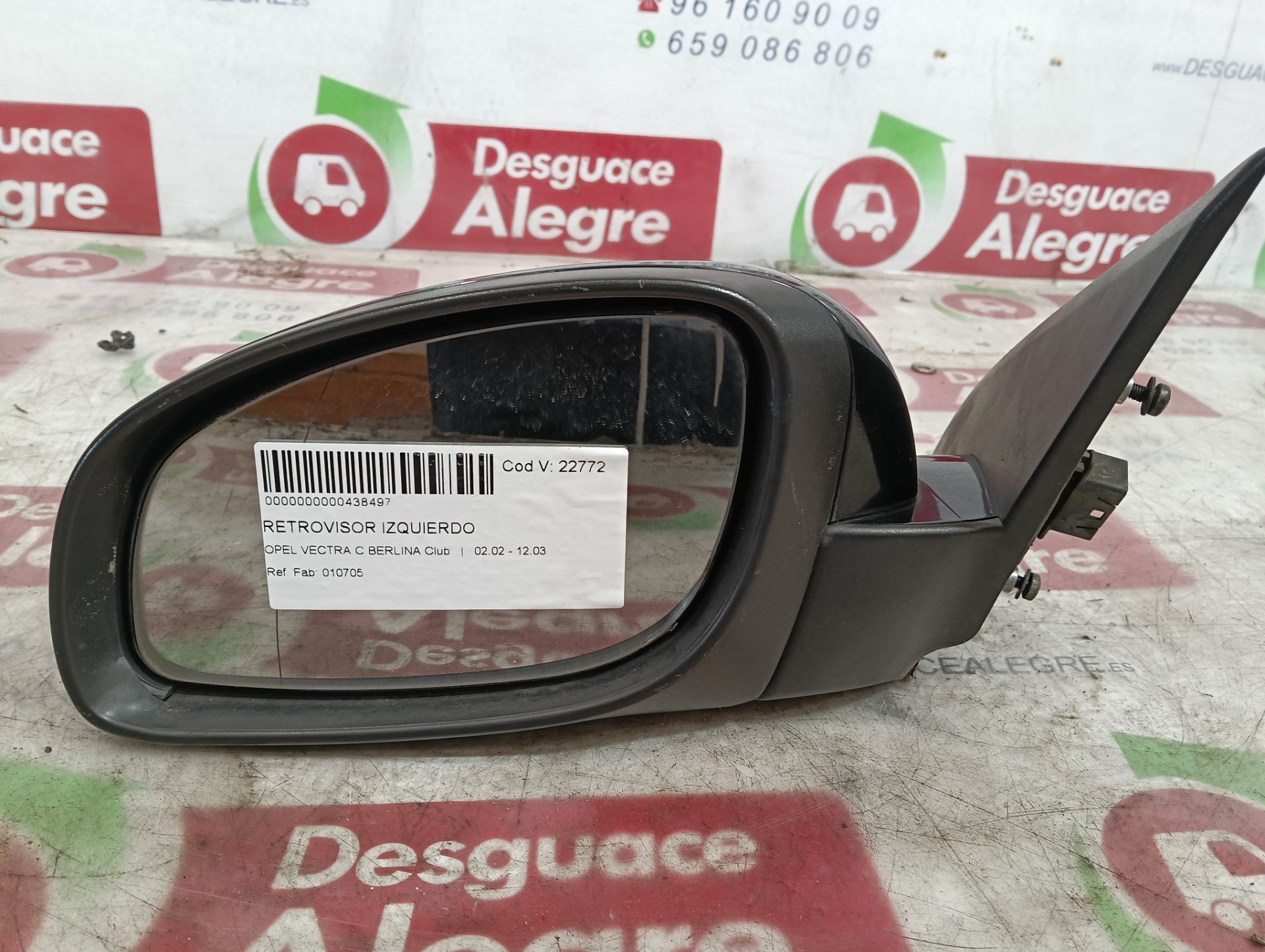 OPEL VECTRA C BERLINA RETROVISOR IZQUIERDO OPEL VECTRA C BERLINA RETROVISOR IZQUIERDO