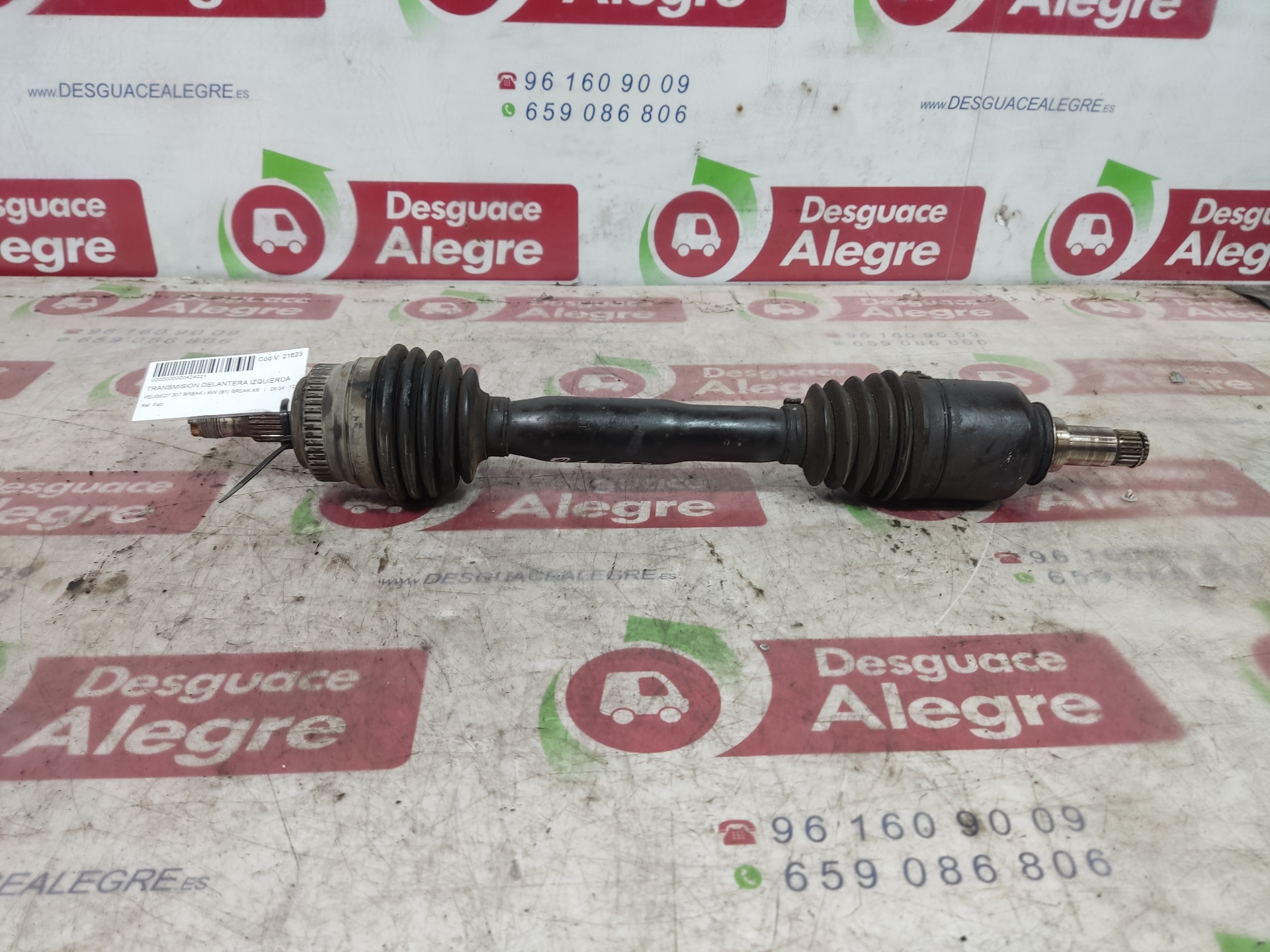 PEUGEOT 307 BREAK SW TRANSMISION DELANTERA IZQUIERDA PEUGEOT 307 BREAK SW TRANSMISION DELANTERA IZQUIERDA