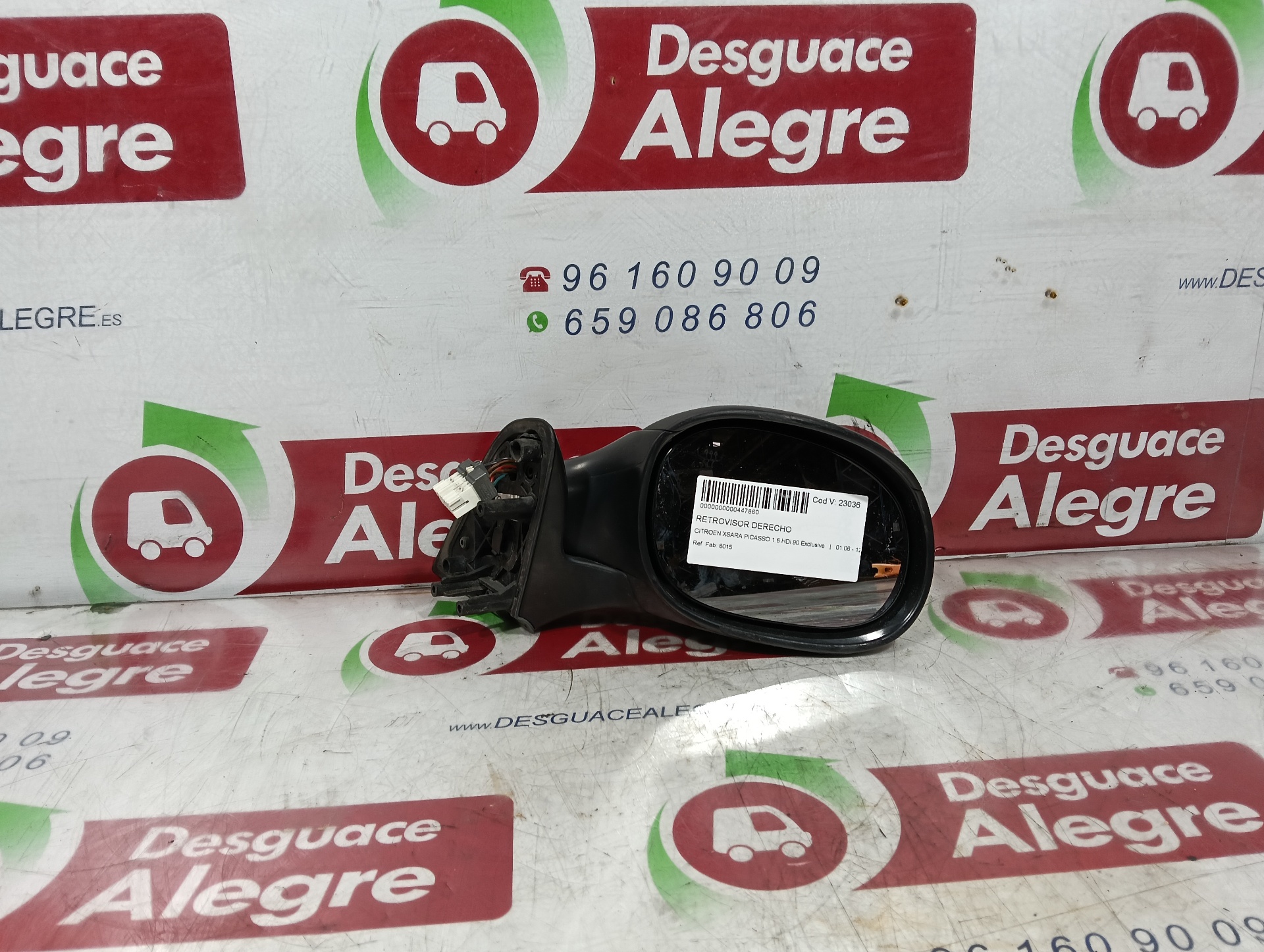 CITROEN XSARA PICASSO RETROVISOR DERECHO CITROEN XSARA PICASSO RETROVISOR DERECHO