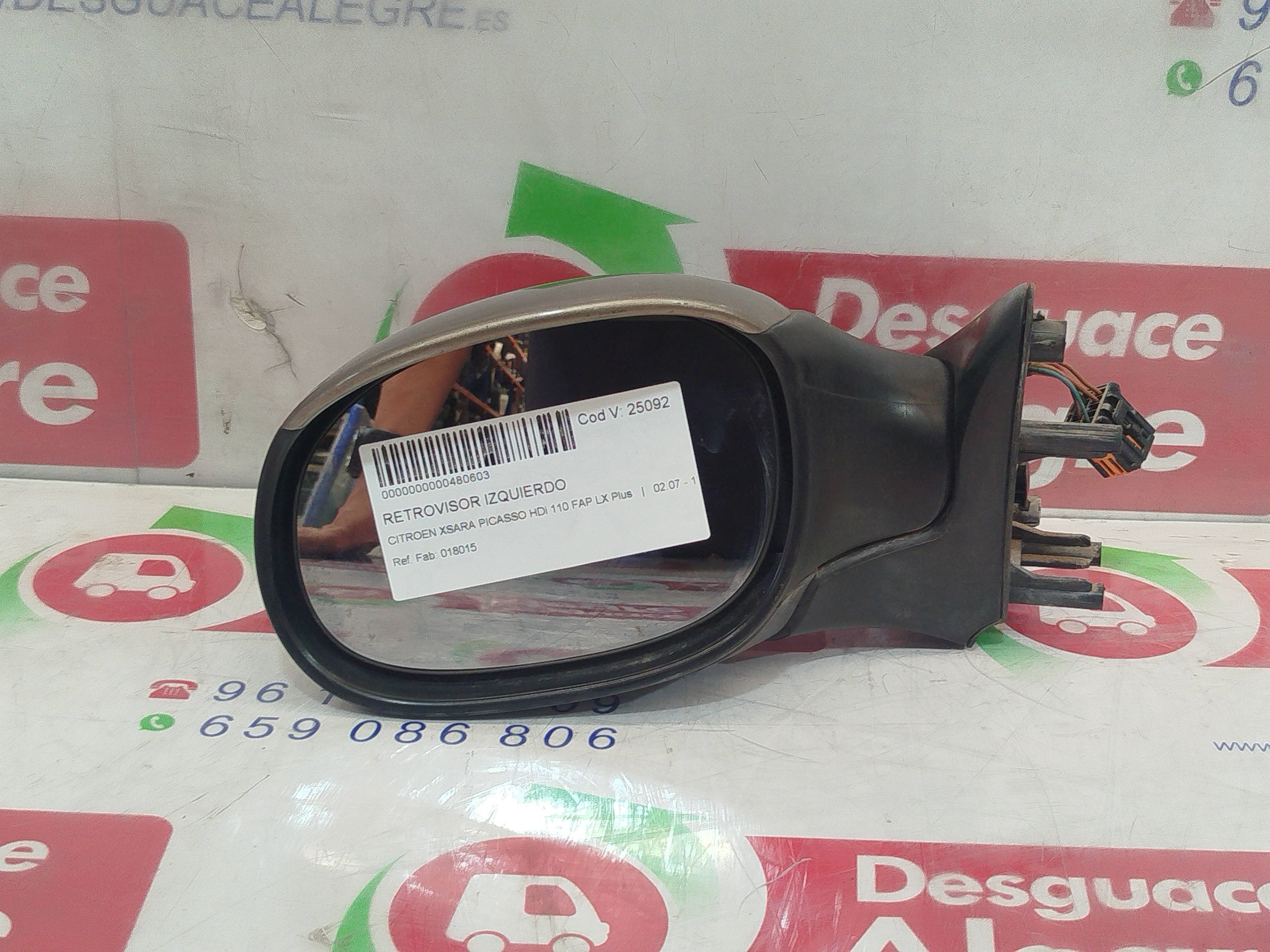CITROEN XSARA PICASSO RETROVISOR IZQUIERDO CITROEN XSARA PICASSO RETROVISOR IZQUIERDO