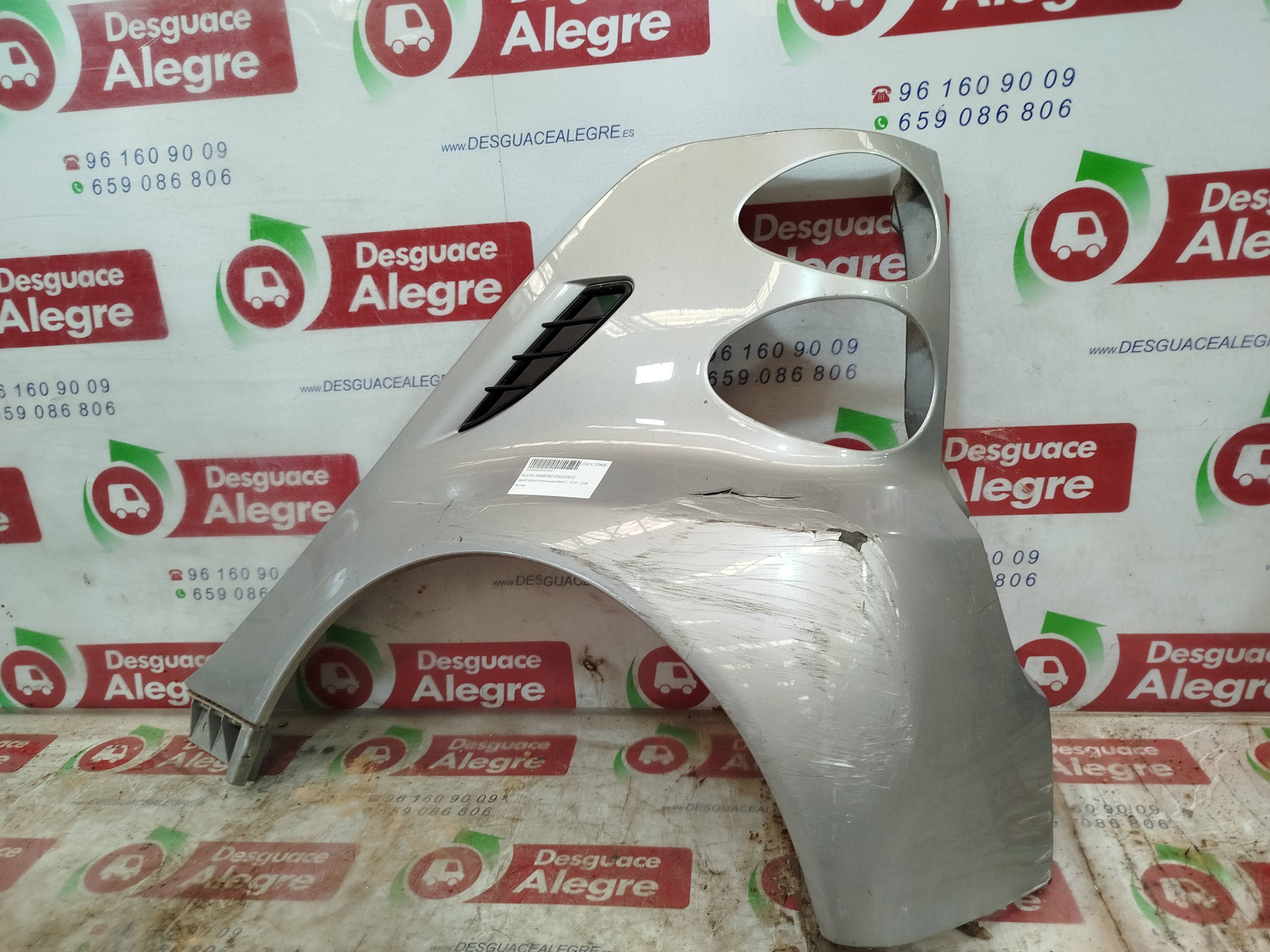 SMART FORTWO COUPE ALETIN TRASERO IZQUIERDO SMART FORTWO COUPE ALETIN TRASERO IZQUIERDO