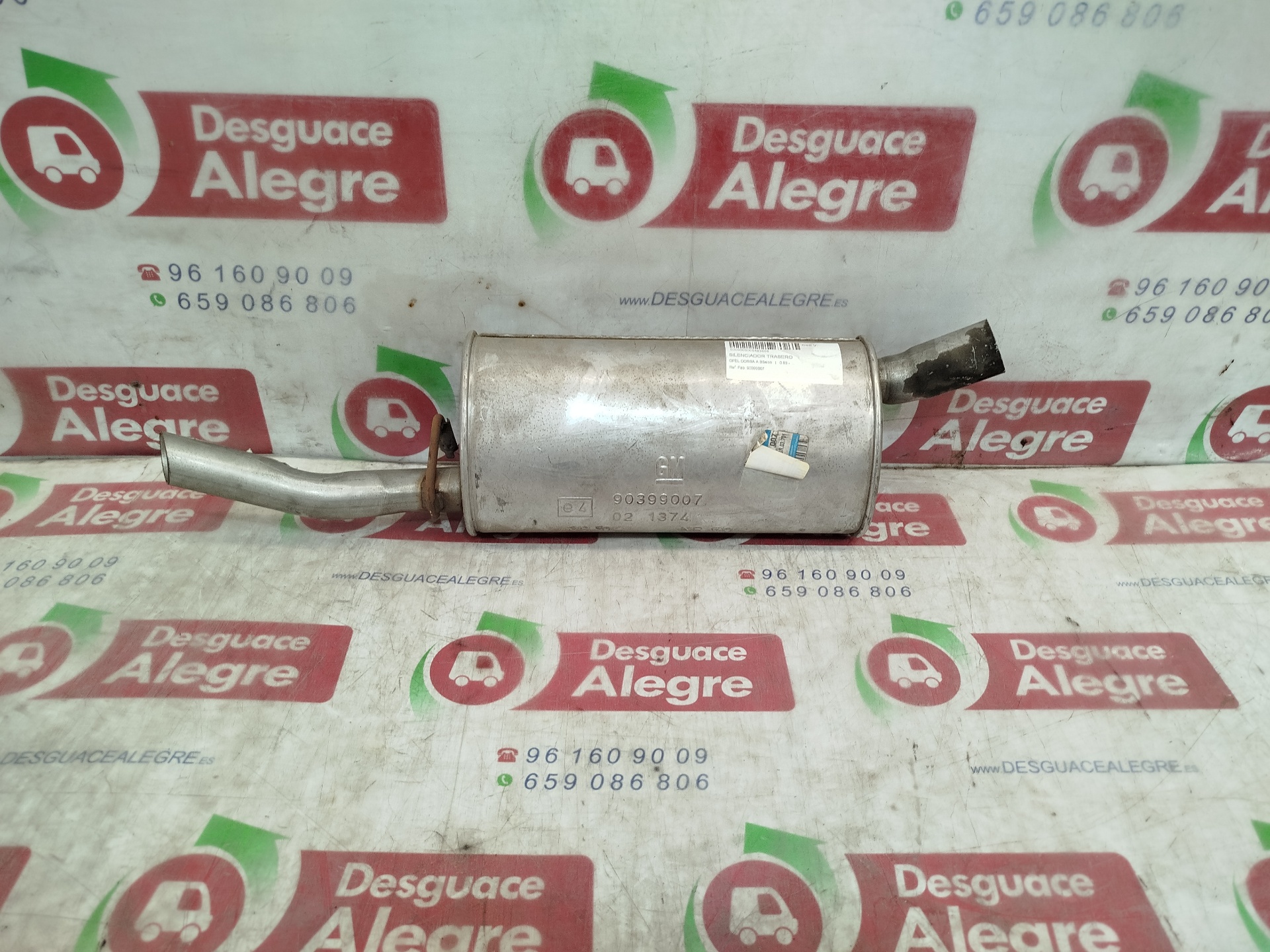 OPEL CORSA A SILENCIADOR TRASERO OPEL CORSA A SILENCIADOR TRASERO
