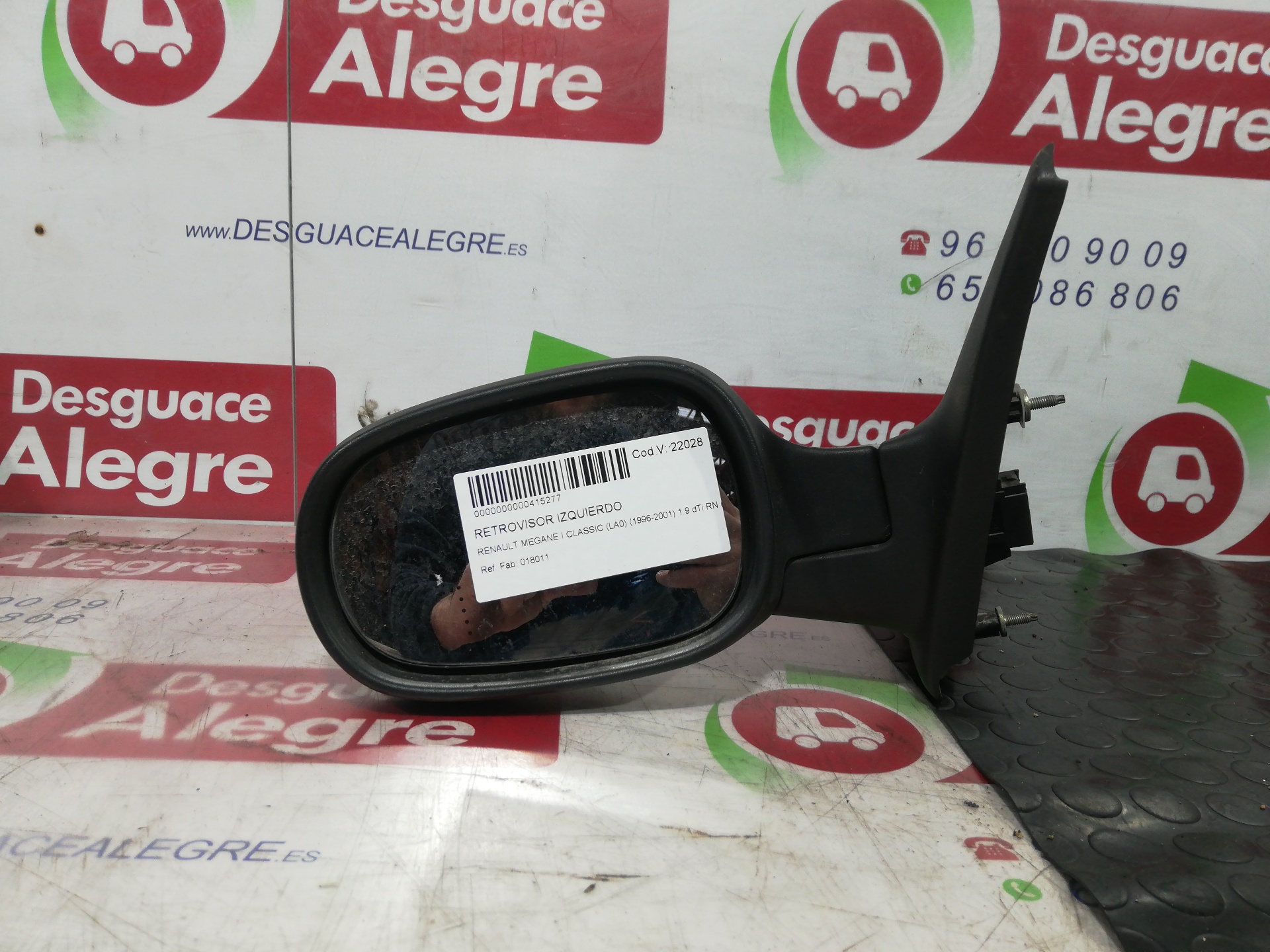 RENAULT MEGANE I CLASSIC RETROVISOR IZQUIERDO RENAULT MEGANE I CLASSIC RETROVISOR IZQUIERDO