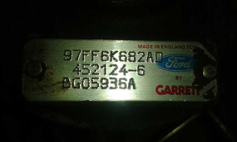 FORD MONDEO BERLINA TURBOCOMPRESOR FORD MONDEO BERLINA TURBOCOMPRESOR
