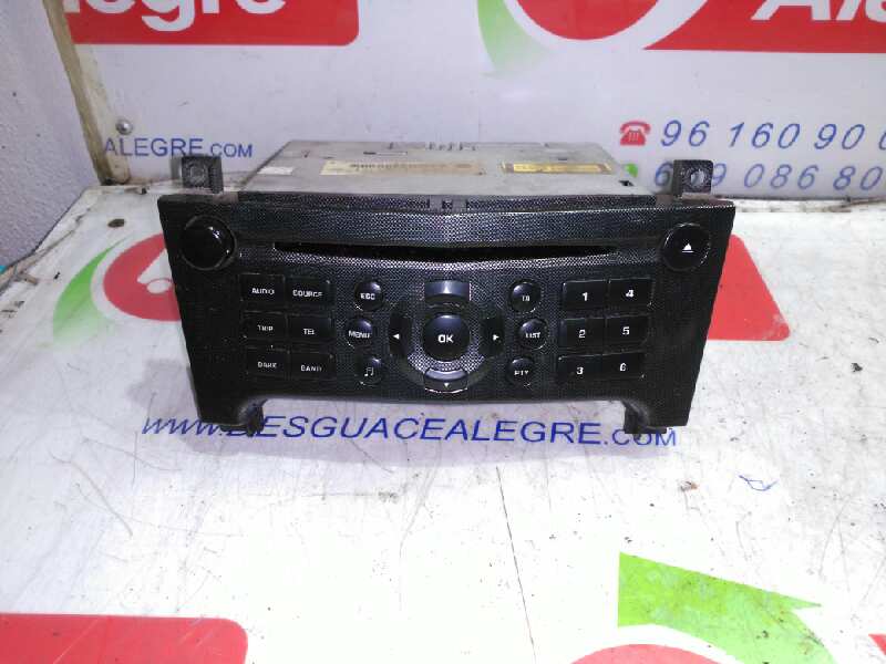 PEUGEOT 607 SISTEMA AUDIO RADIO CD PEUGEOT 607 SISTEMA AUDIO RADIO CD