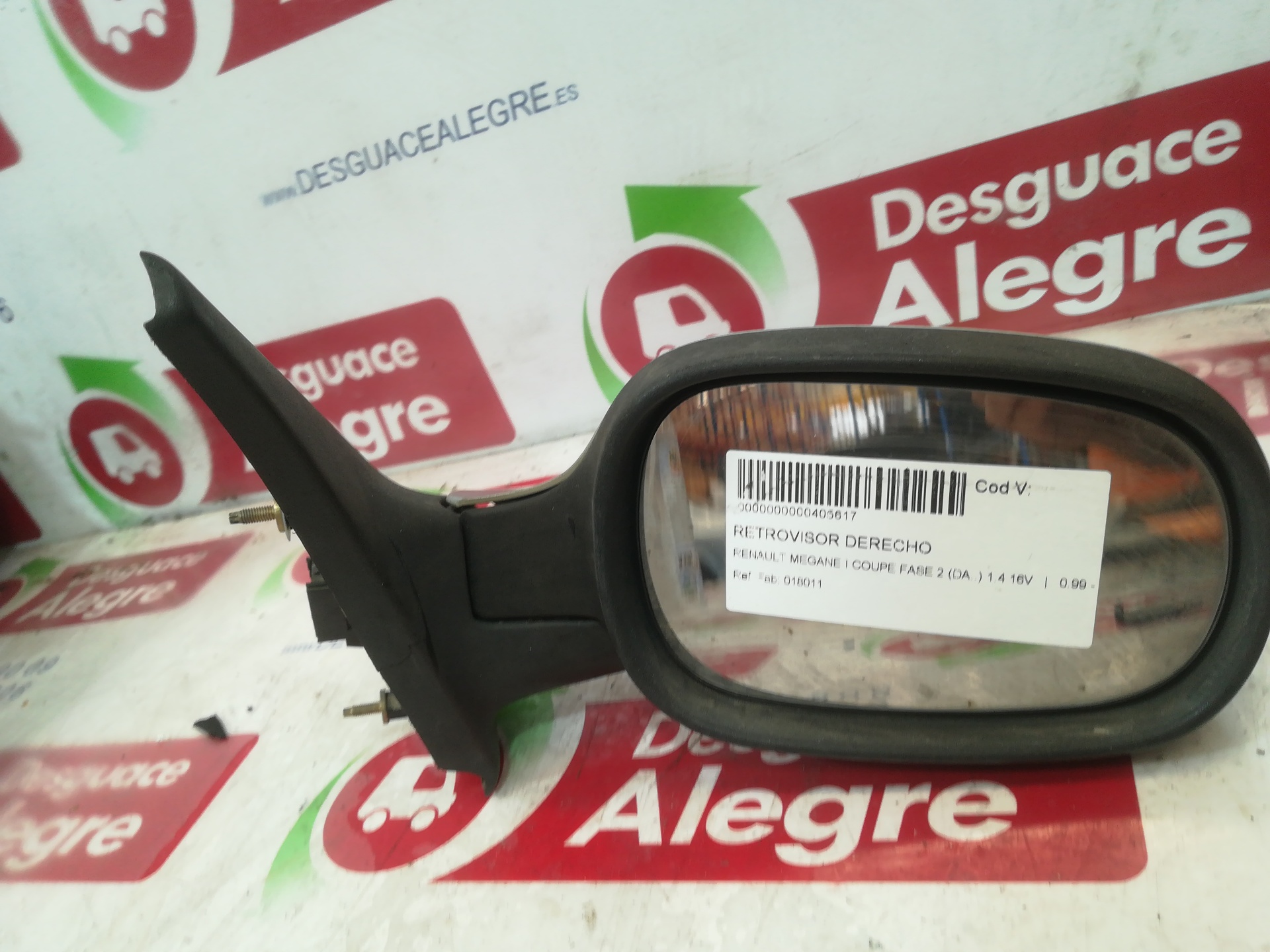 RENAULT MEGANE I FASE 2 COUPE RETROVISOR DERECHO RENAULT MEGANE I FASE 2 COUPE RETROVISOR DERECHO