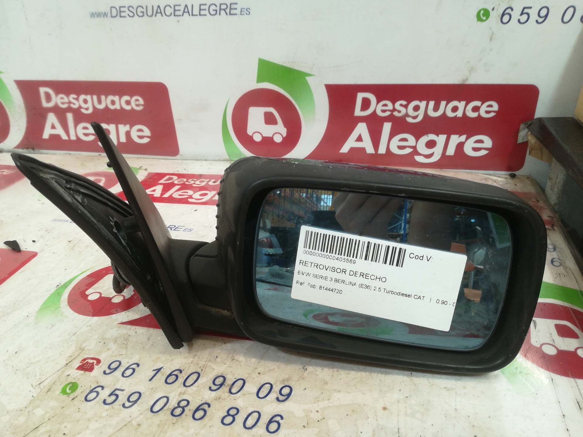 BMW 3 BERLINA RETROVISOR DERECHO BMW 3 BERLINA RETROVISOR DERECHO