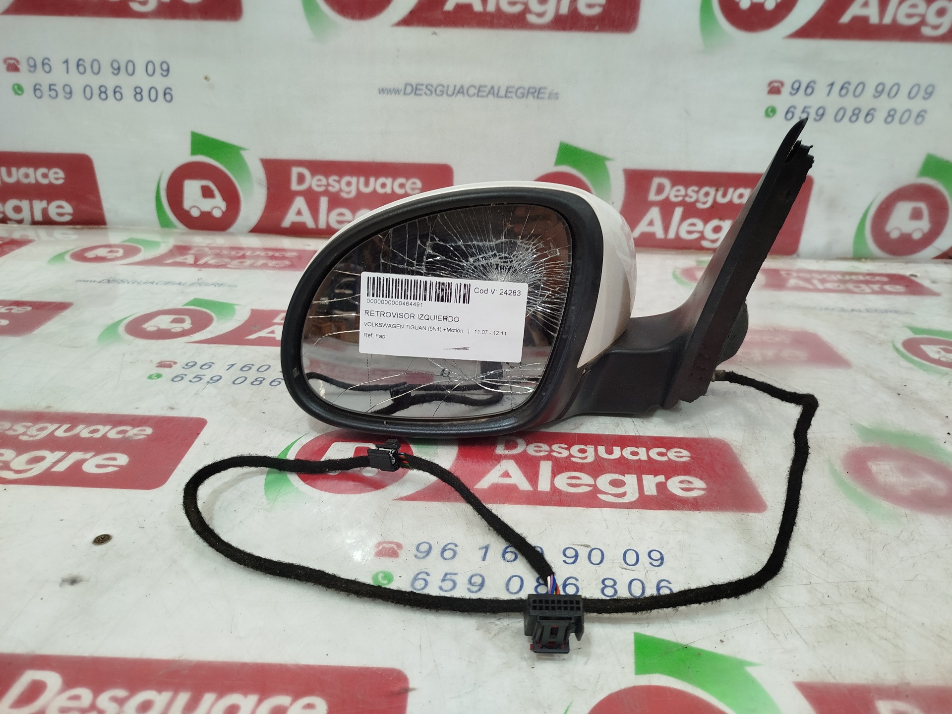 VOLKSWAGEN TIGUAN RETROVISOR IZQUIERDO VOLKSWAGEN TIGUAN RETROVISOR IZQUIERDO