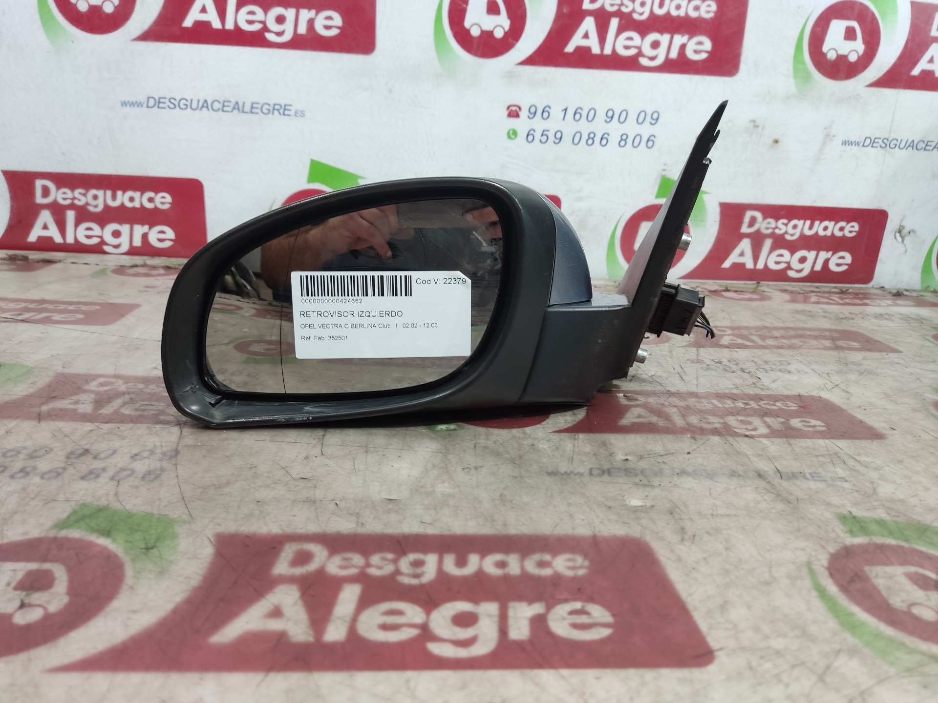 OPEL VECTRA C BERLINA RETROVISOR IZQUIERDO OPEL VECTRA C BERLINA RETROVISOR IZQUIERDO