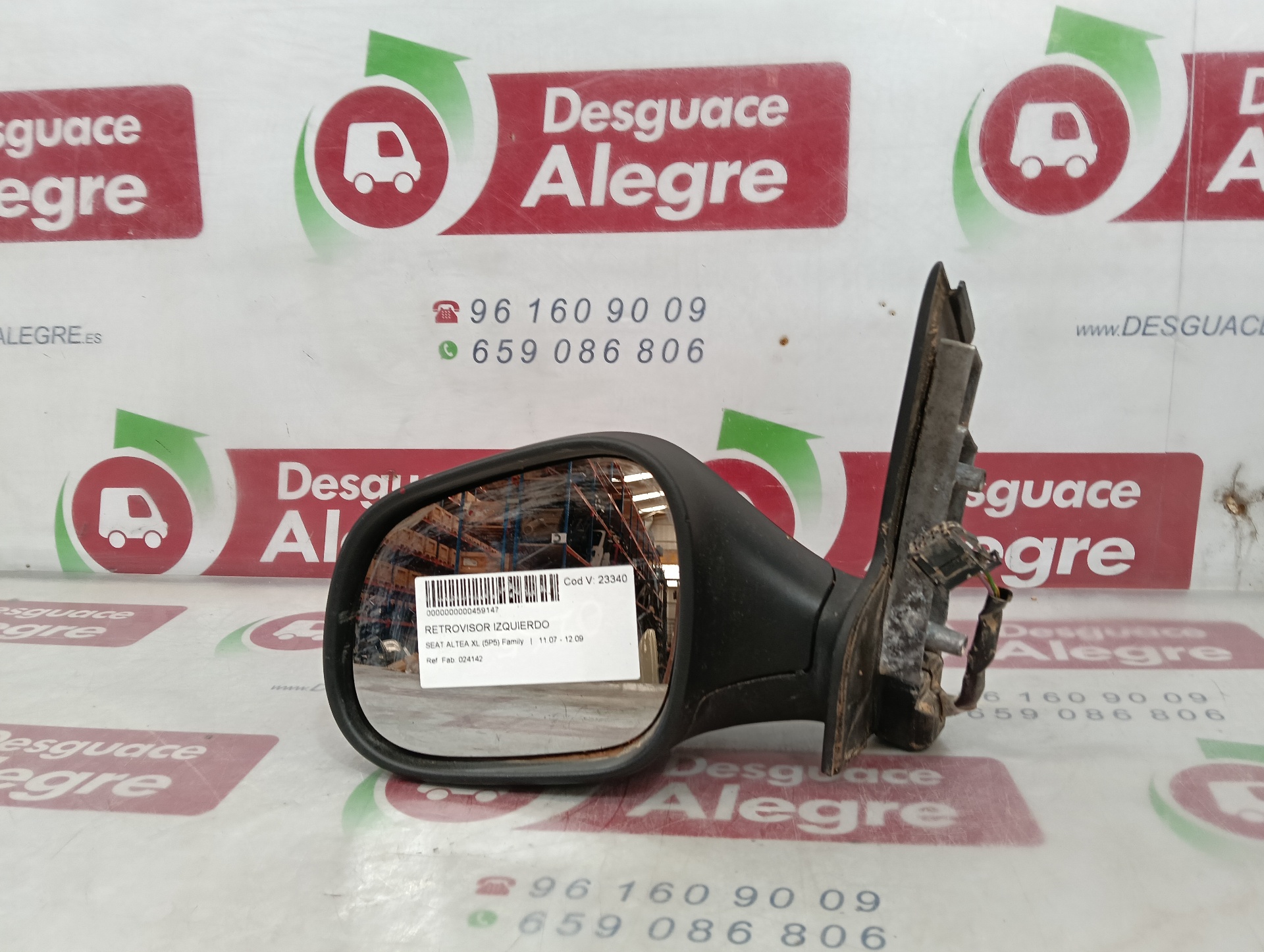 SEAT ALTEA XL RETROVISOR IZQUIERDO SEAT ALTEA XL RETROVISOR IZQUIERDO