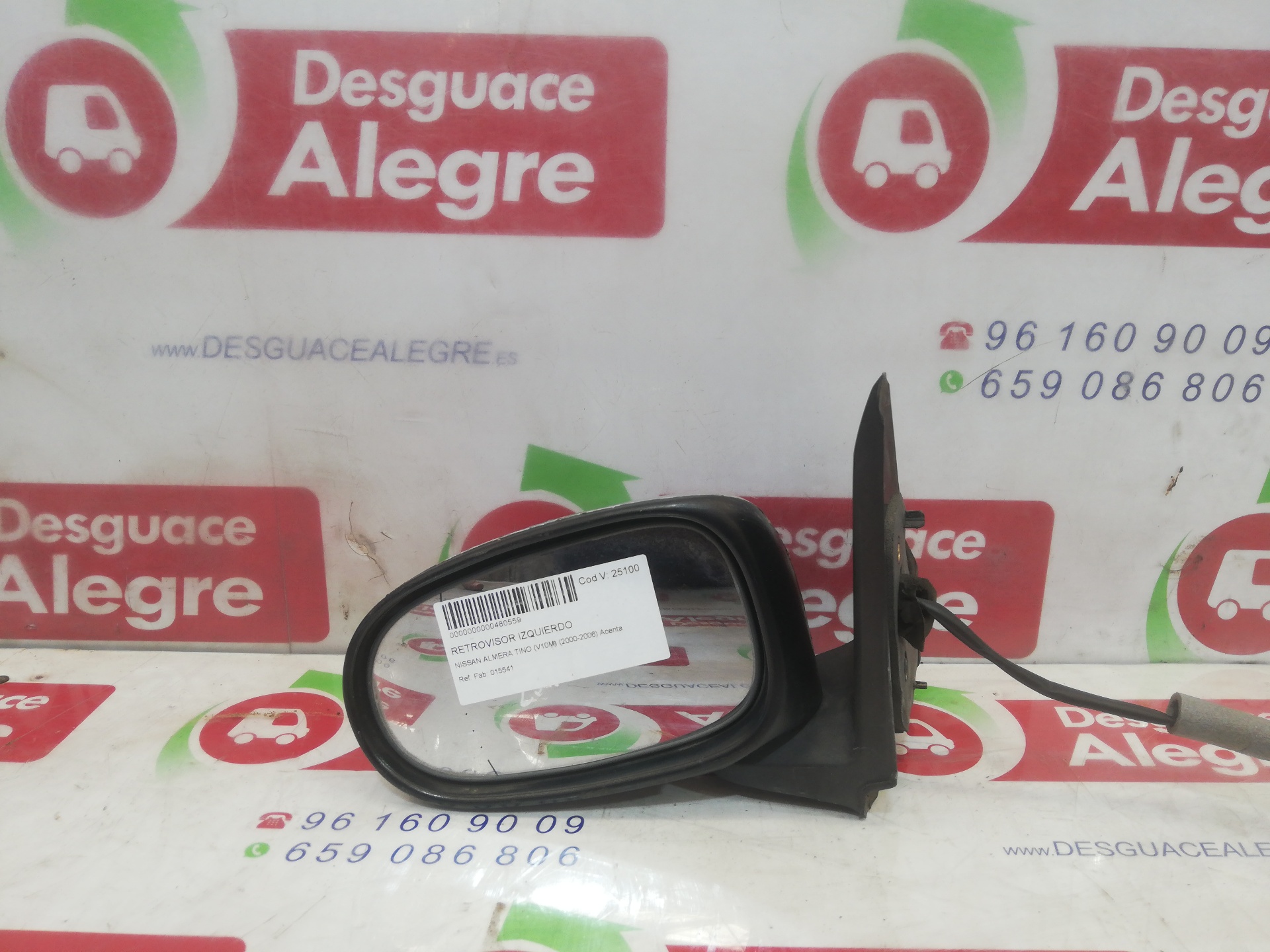NISSAN ALMERA TINO RETROVISOR IZQUIERDO NISSAN ALMERA TINO RETROVISOR IZQUIERDO