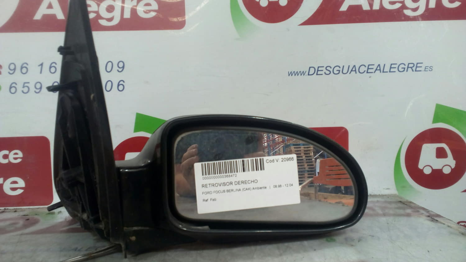 FORD FOCUS BERLINA RETROVISOR DERECHO FORD FOCUS BERLINA RETROVISOR DERECHO