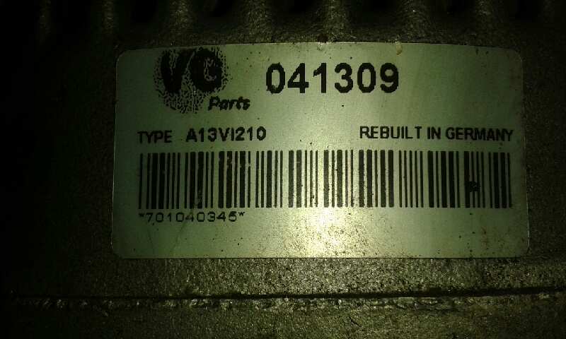 VOLVO S40 BERLINA ALTERNADOR VOLVO S40 BERLINA ALTERNADOR