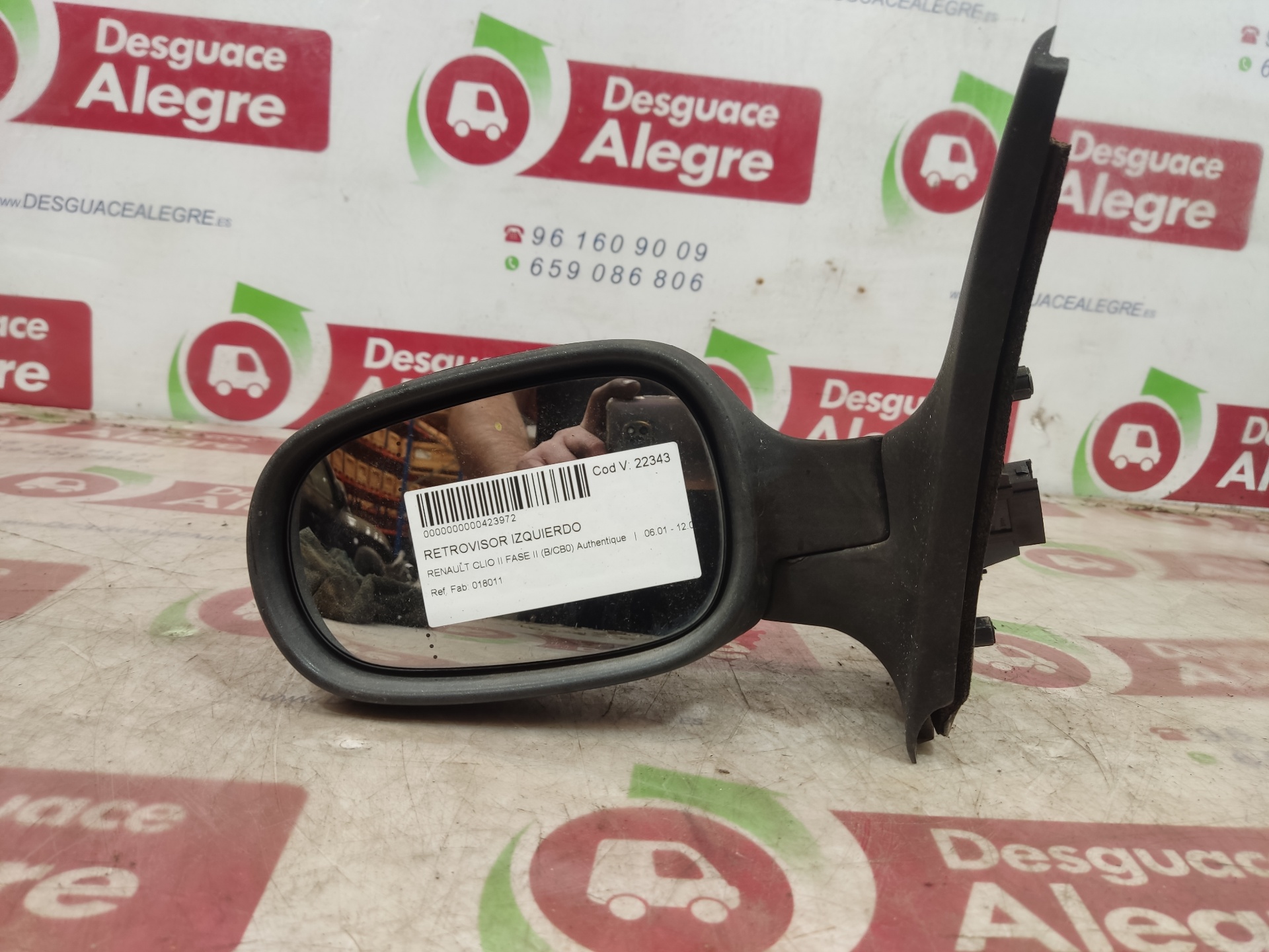 RENAULT CLIO II FASE II RETROVISOR IZQUIERDO RENAULT CLIO II FASE II RETROVISOR IZQUIERDO